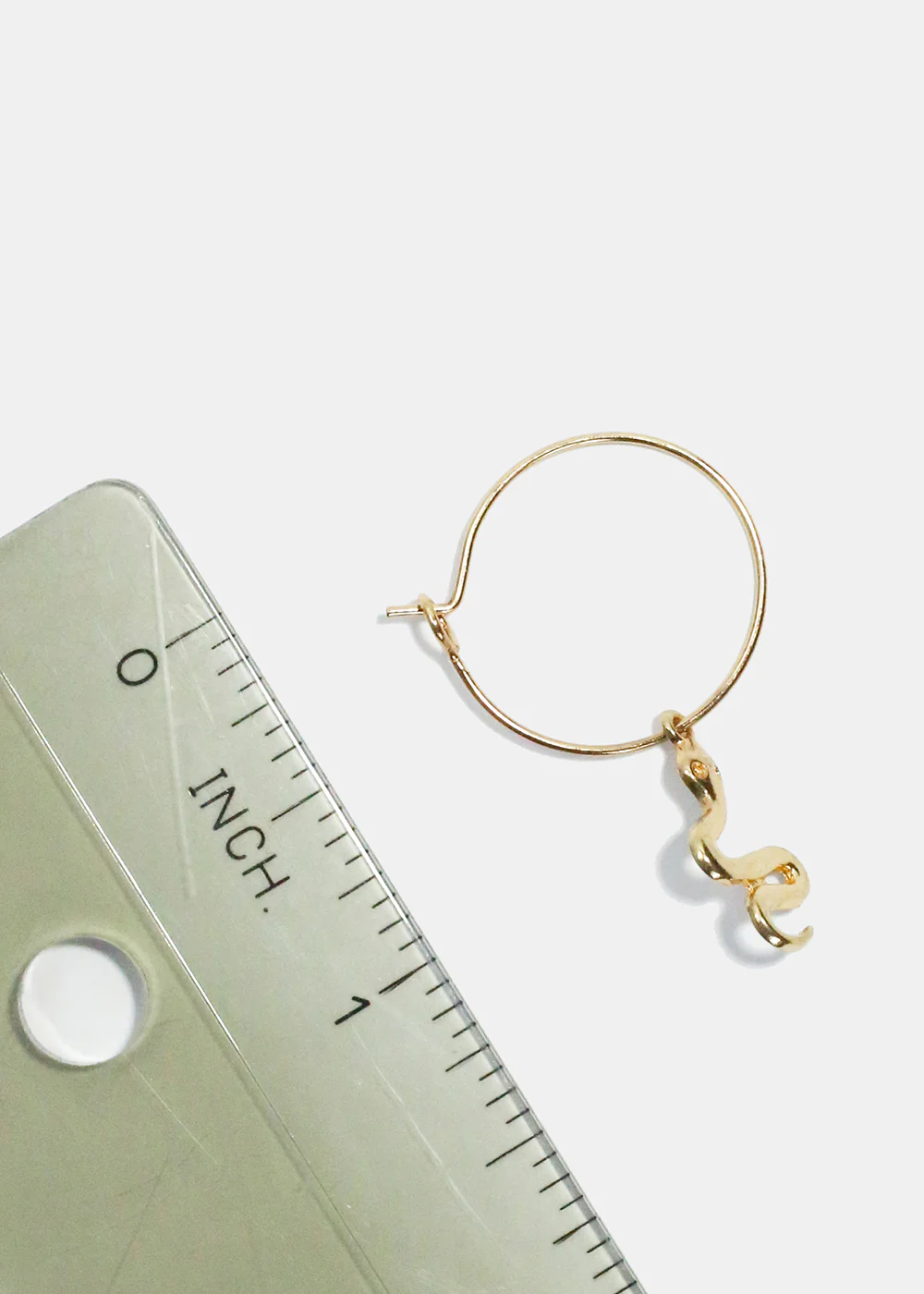 3 Pair Snake Hoop Earrings - Image 2