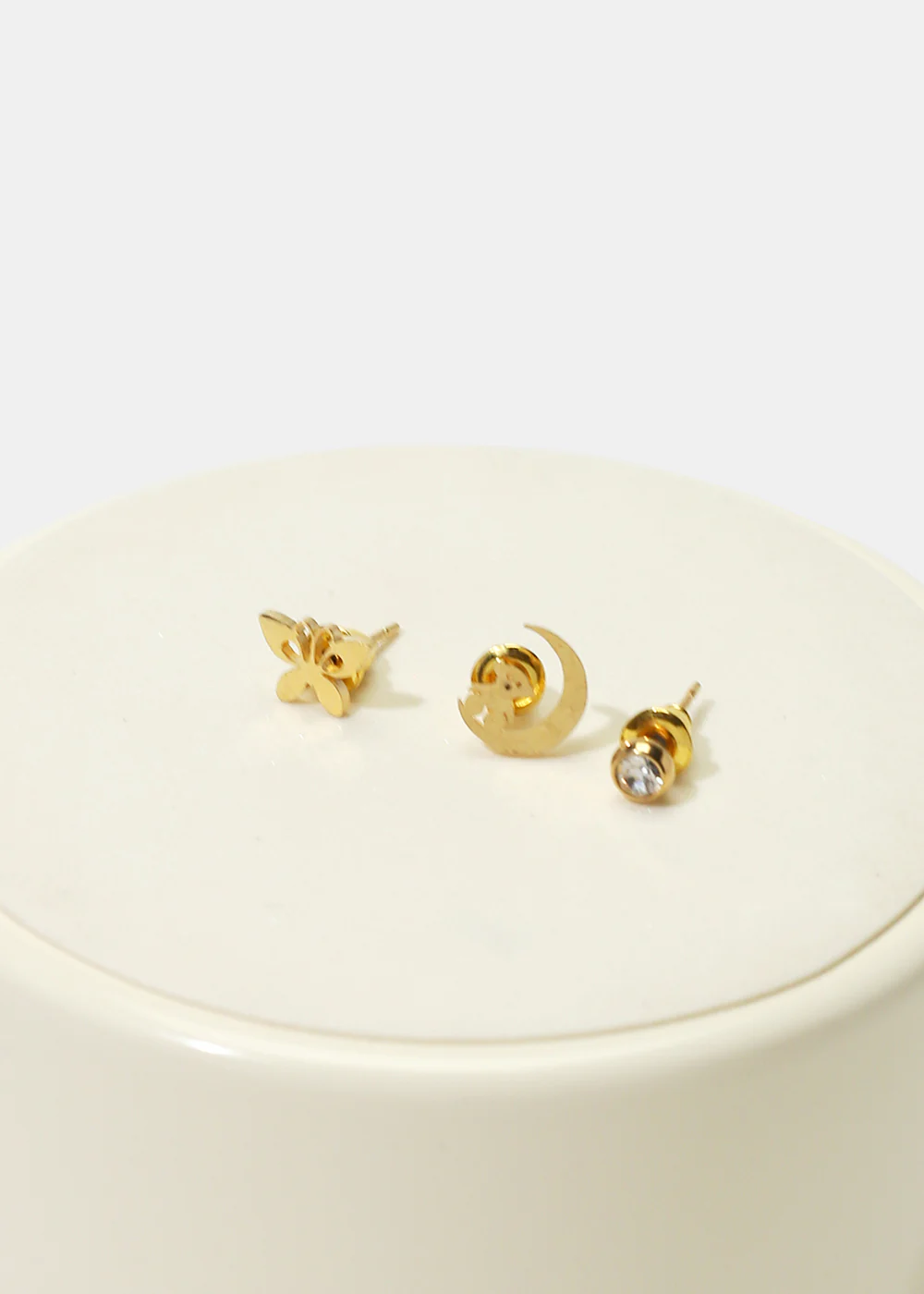 3-Pair Stud Earring Set - Image 2