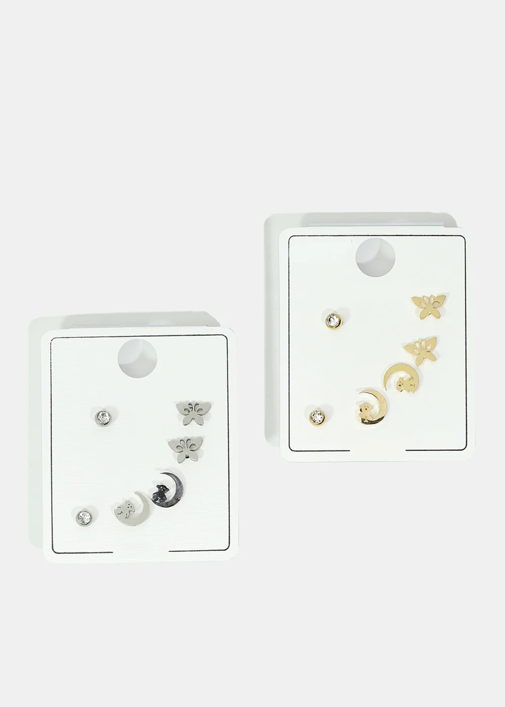 3-Pair Stud Earring Set - Image 3