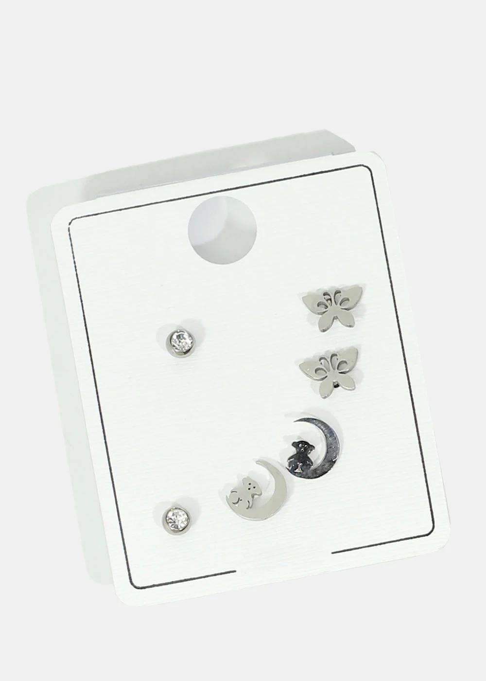 3-Pair Stud Earring Set - Image 4