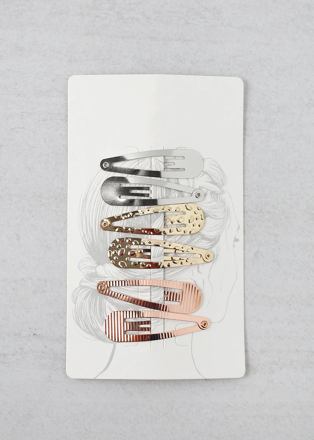 3 Sets Assorted Snap Hair Clips