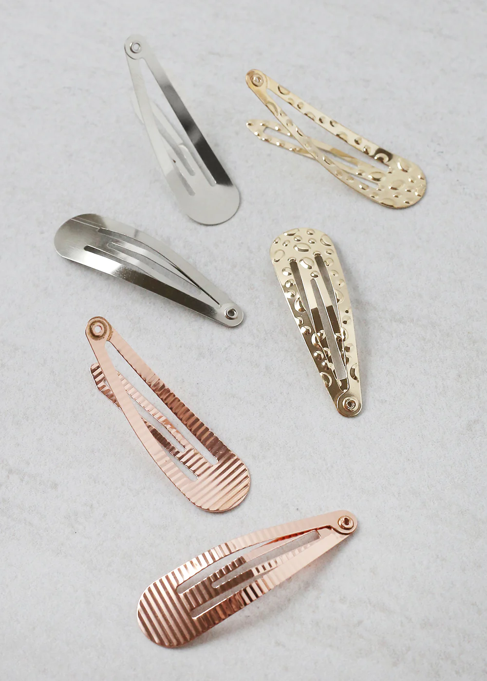 3 Sets Assorted Snap Hair Clips - Image 2