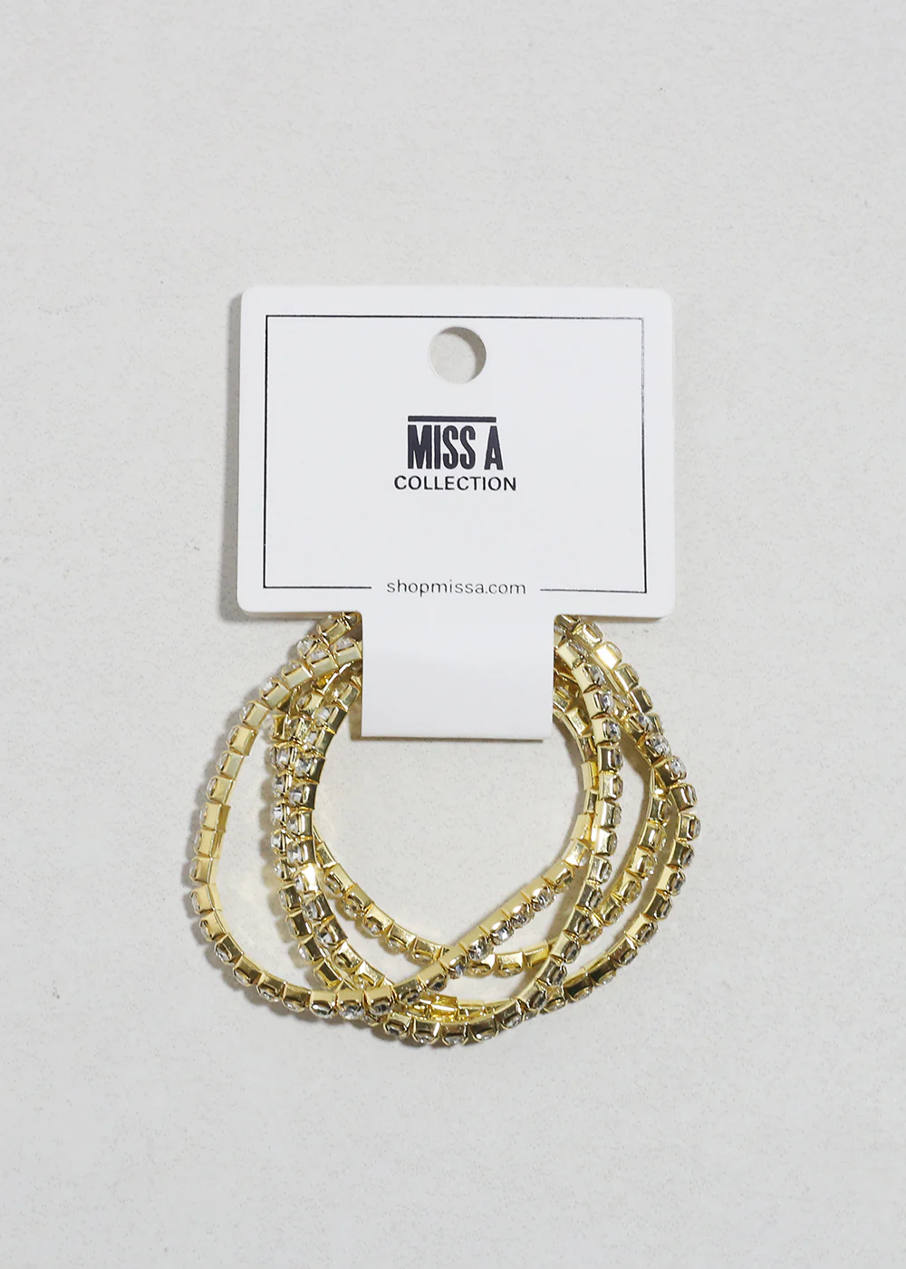4 PC Rhinestone Bracelet Set - Image 3