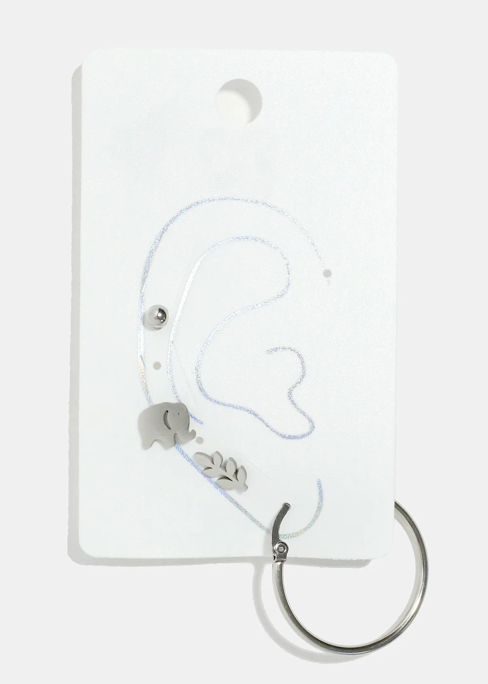 4 Piece Mix Match Elephant Earrings