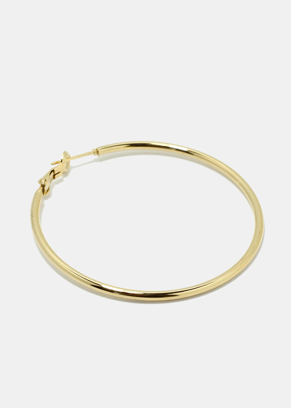 50-MM Metal Hoop Earrings - Image 2
