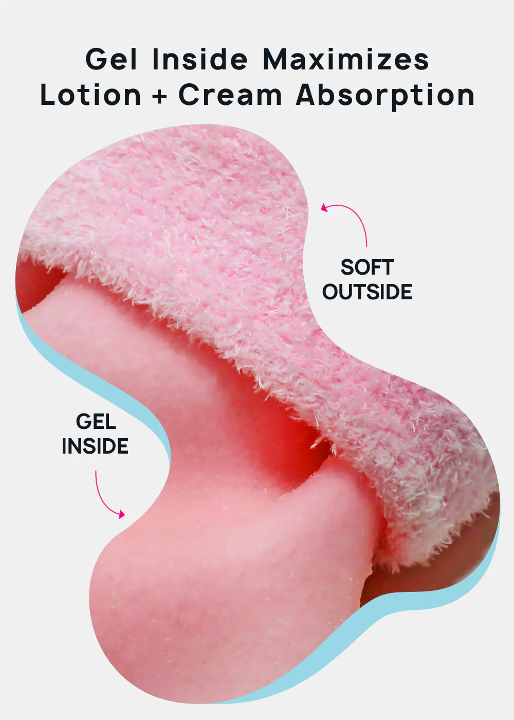 A+ Gel Lined Moisturizing Spa Glove - Image 5