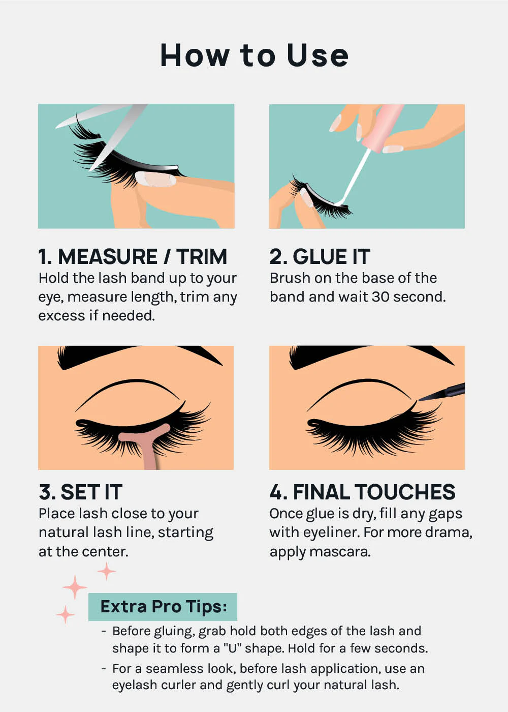 A+ Glam 3D Faux Mink Lashes - Barcelona - Image 6