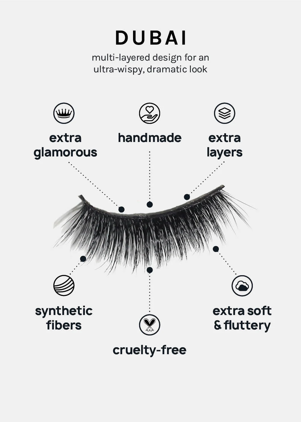 A+ Glam 3D Faux Mink Lashes - Dubai - Image 3