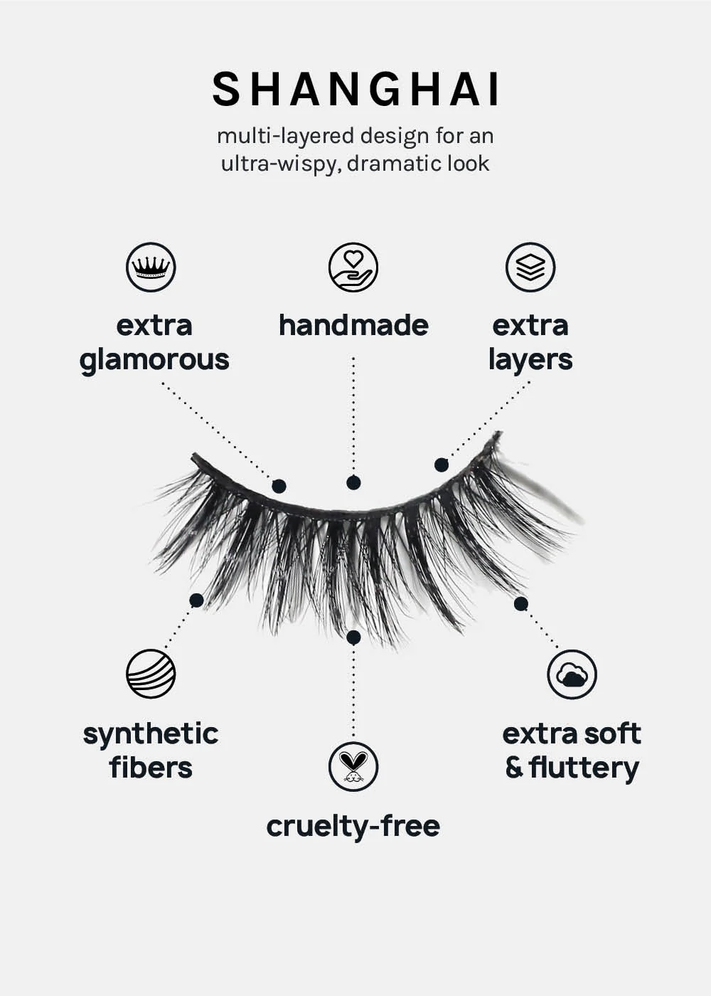 A+ Glam 3D Faux Mink Lashes - Shanghai - Image 3