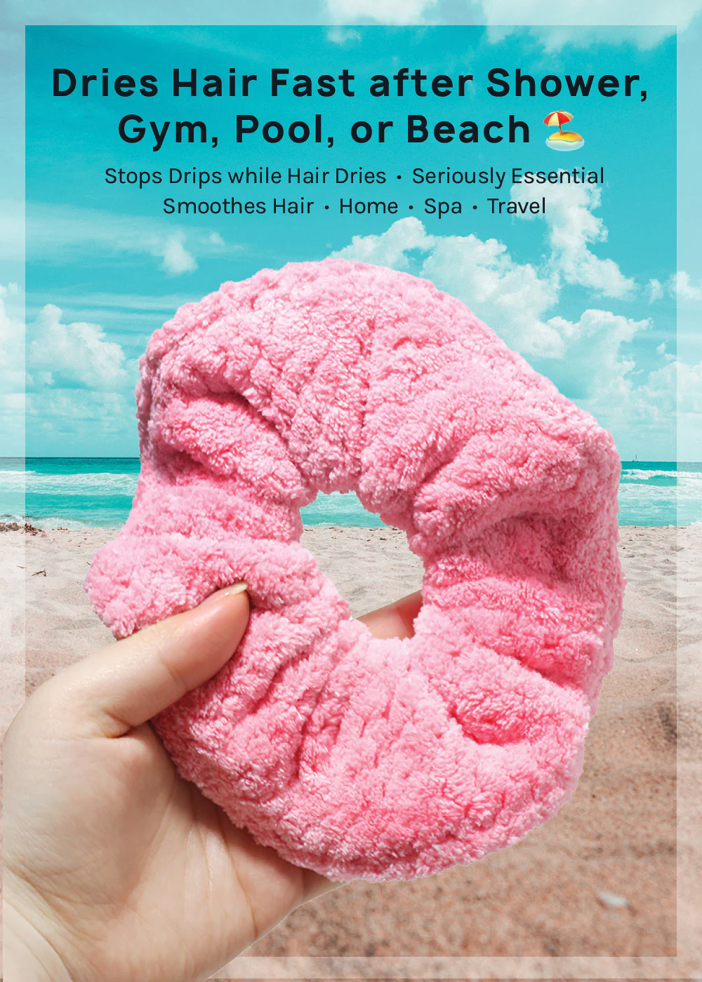 A+ Microfiber Hair Towel Scrunchie - Image 3