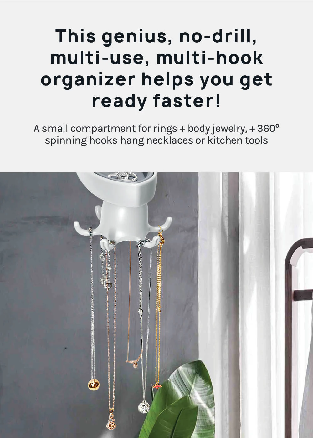A+ Official Key Items Rotating Wall Hook - Image 2