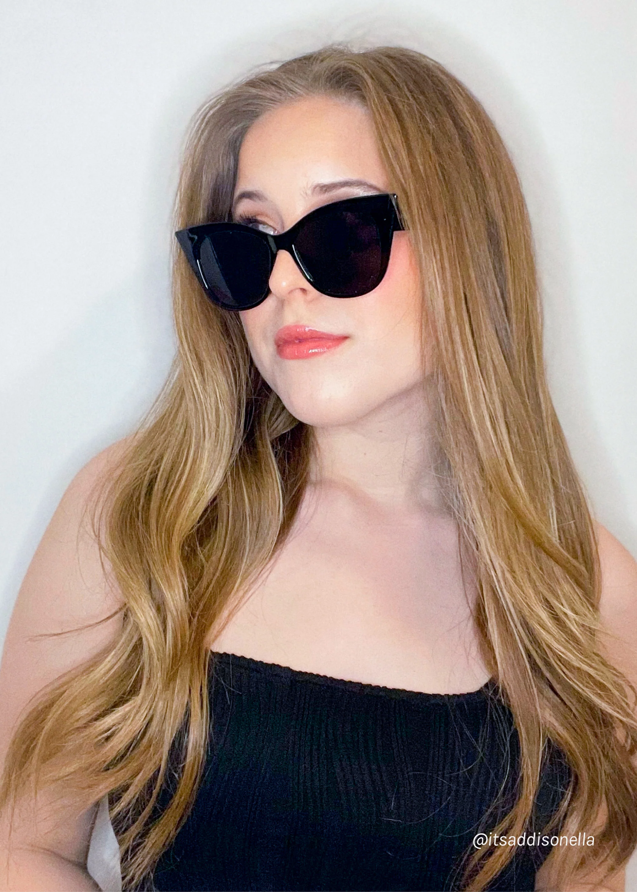 A+ Oversized Cat Eye Sunglasses