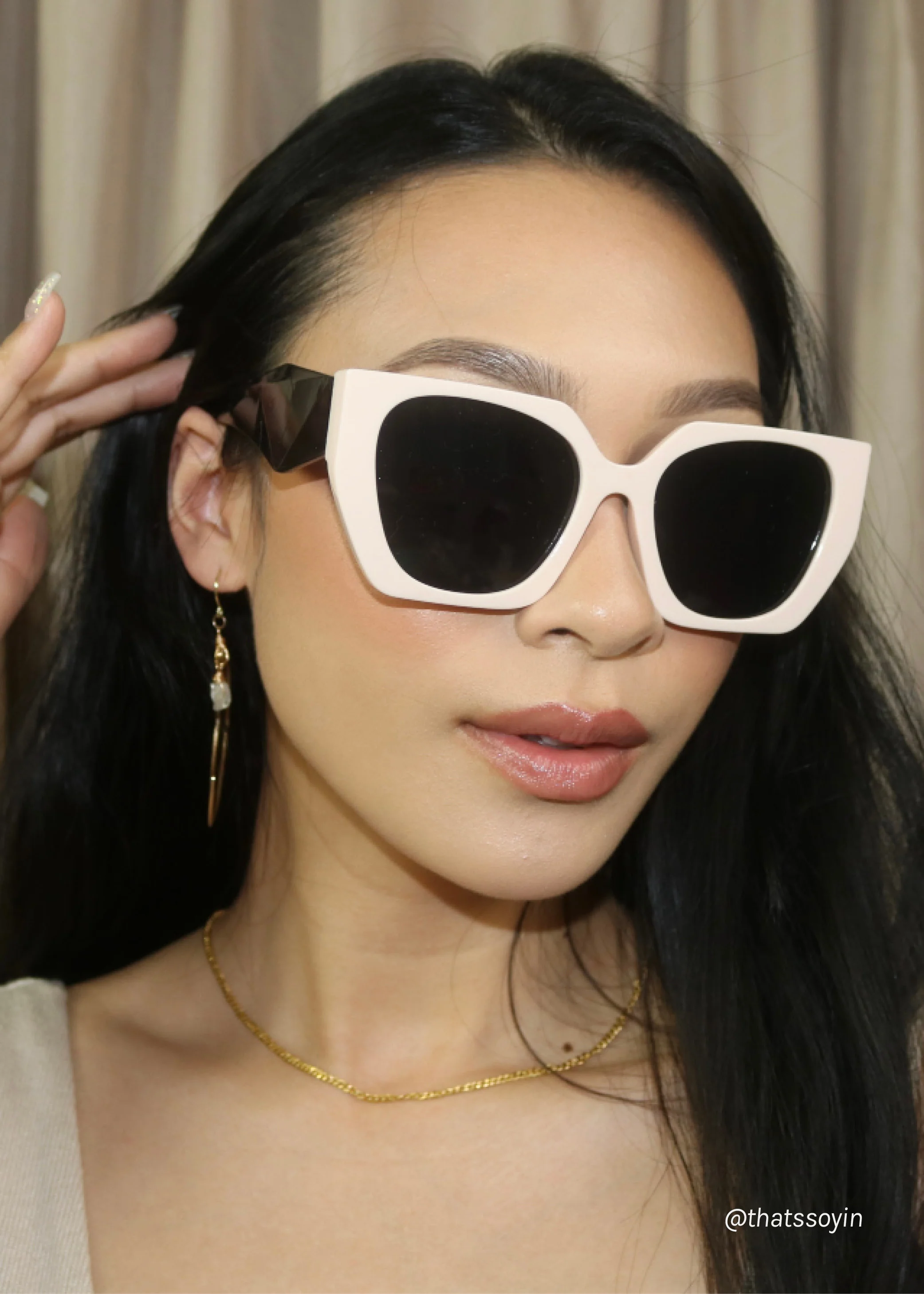 A+ Oversized Square Retro Shades