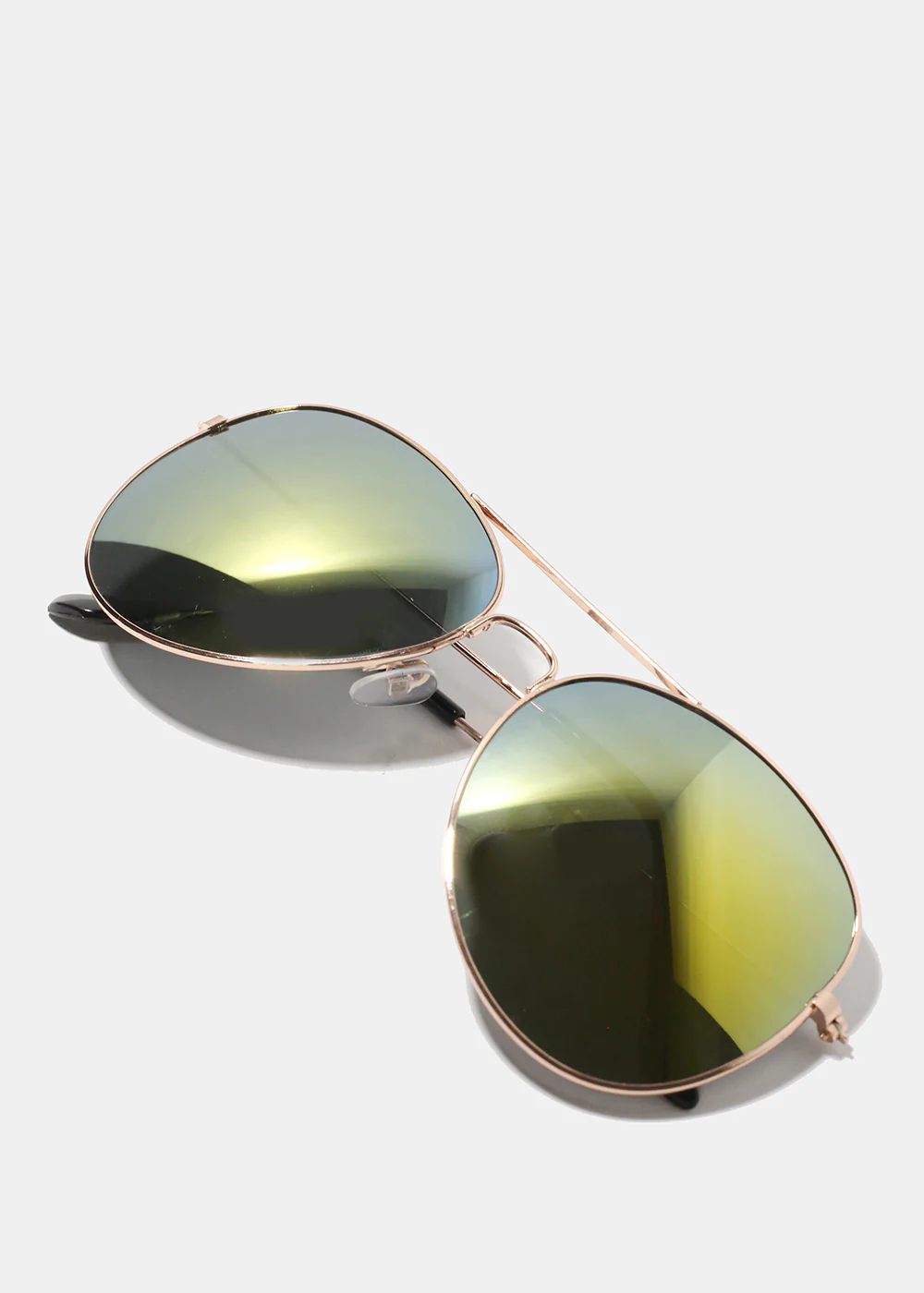 A+ Retro Reflective Aviator Sunglasses