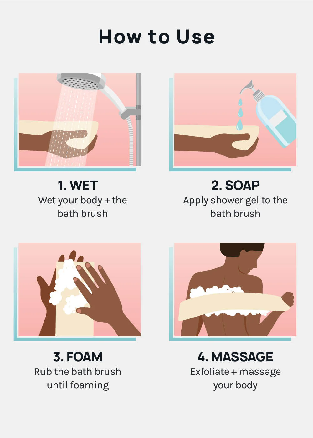 A+ Silicone Body Wash Strap - Image 6