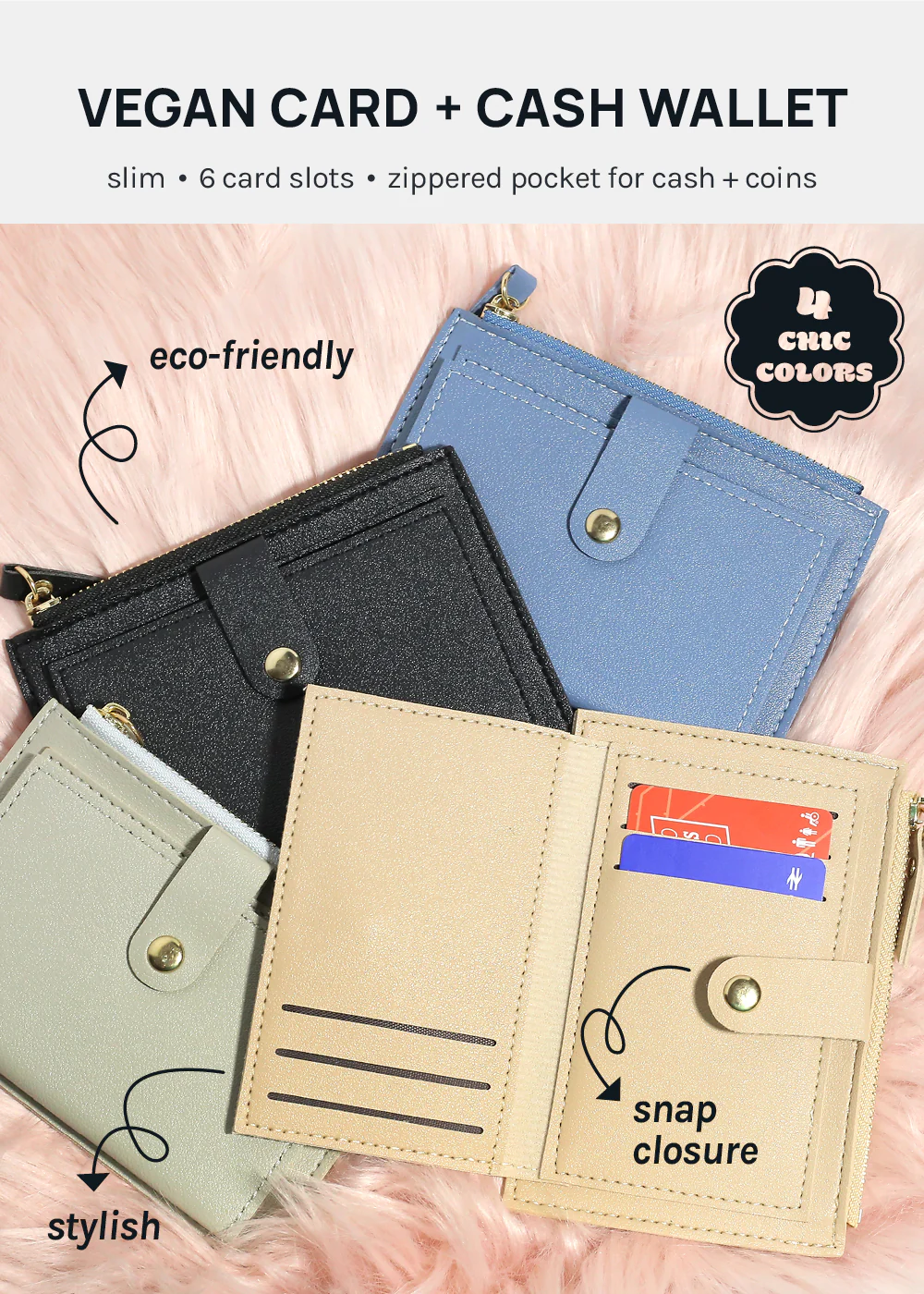 A+ Vegan Leather Wallet - Image 2
