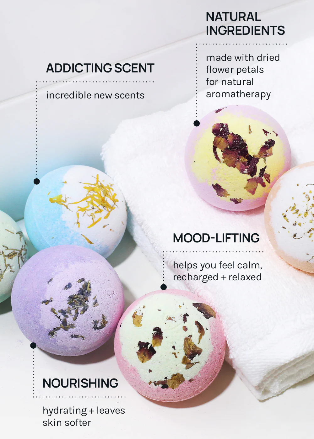 AOA Bath Bomb- Rose Garden - Image 6