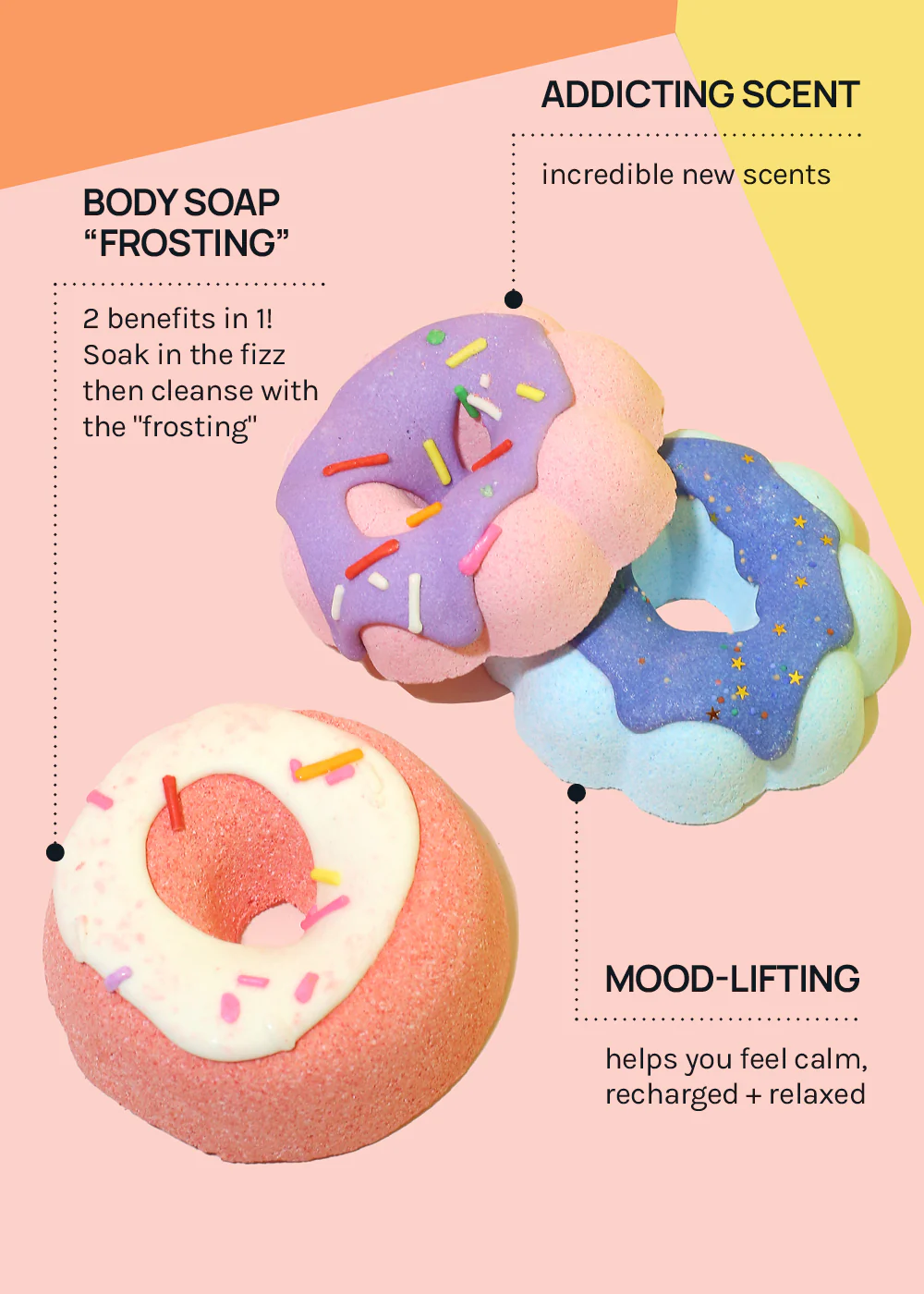 AOA Donut Bath Bomb- Glazed Heaven - Image 6