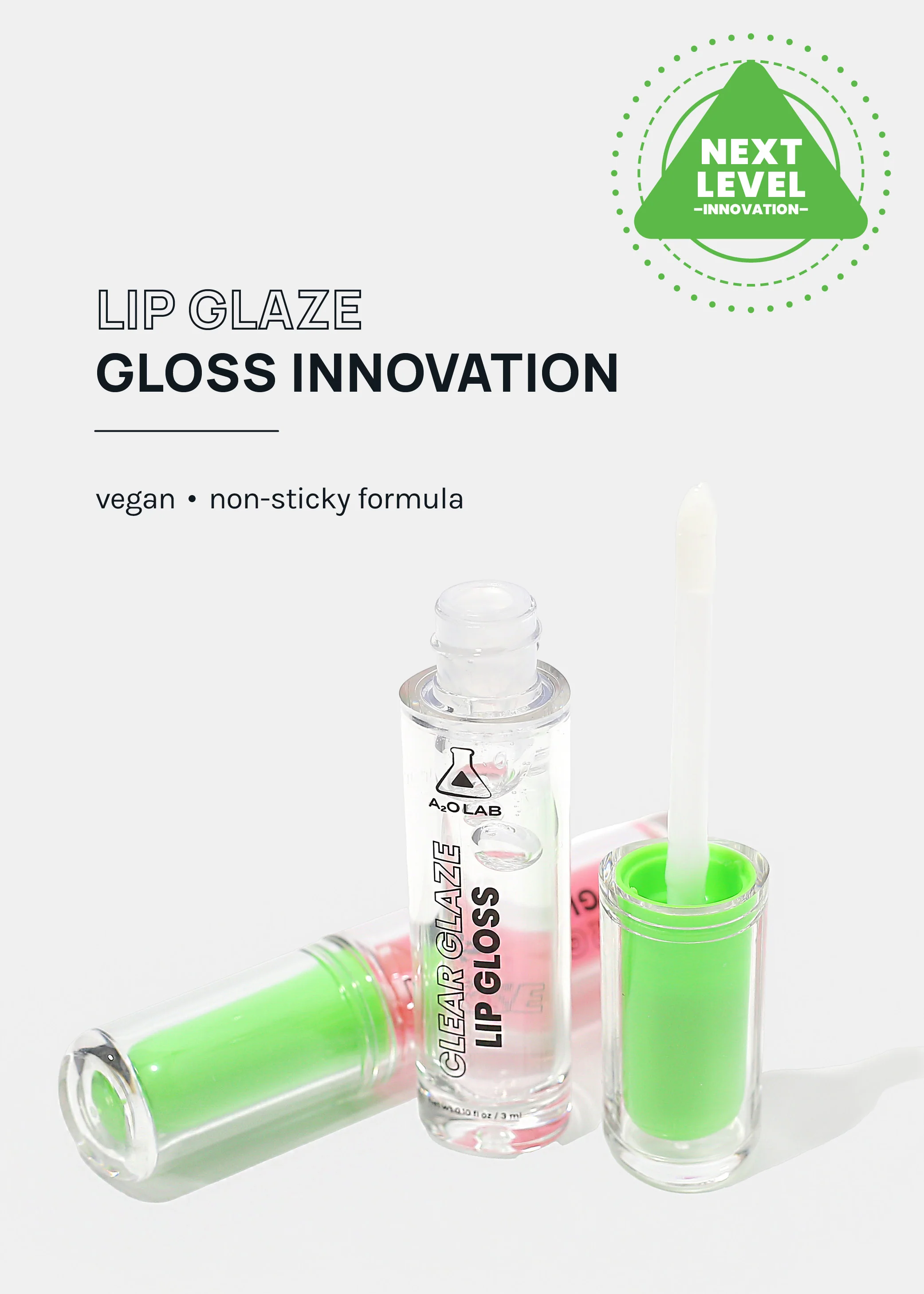 a2o Lab Clear Glaze Lip Gloss - Image 2