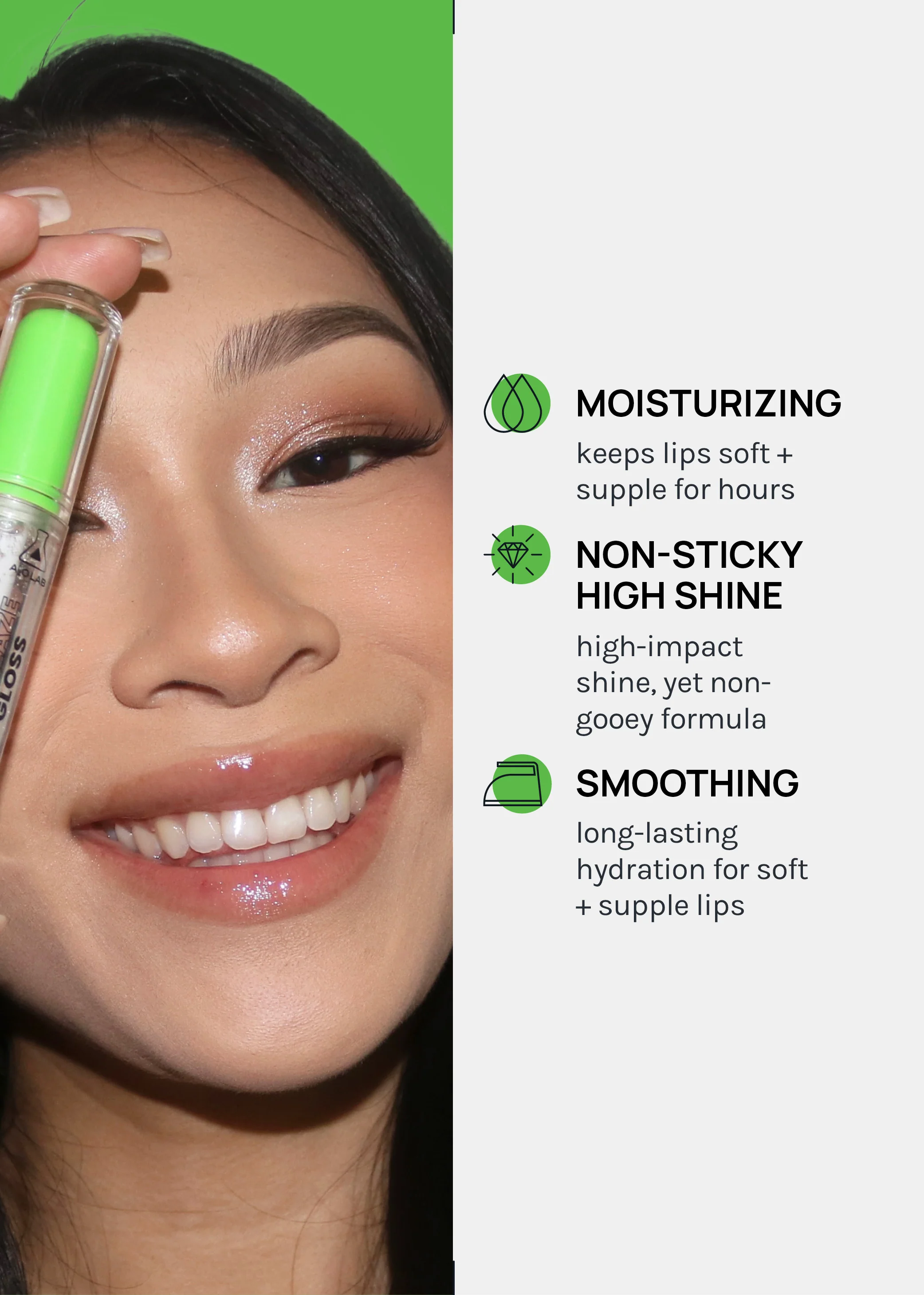 a2o Lab Clear Glaze Lip Gloss - Image 4