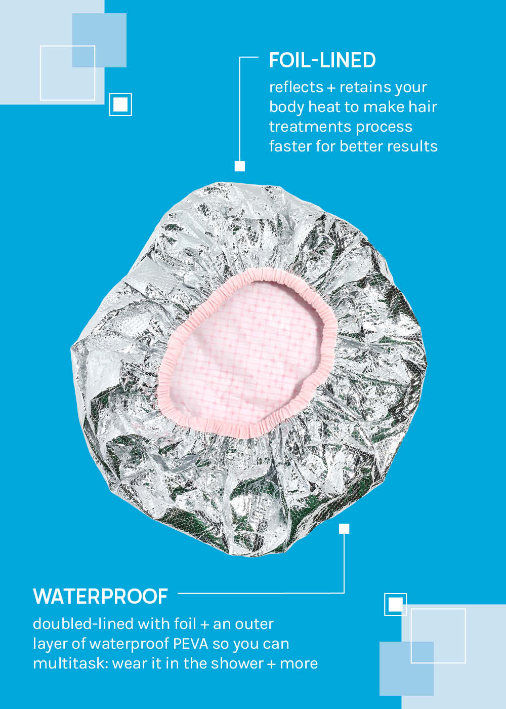 a2o Lab Deep-Conditioning Heat Processing Shower Cap - Image 5