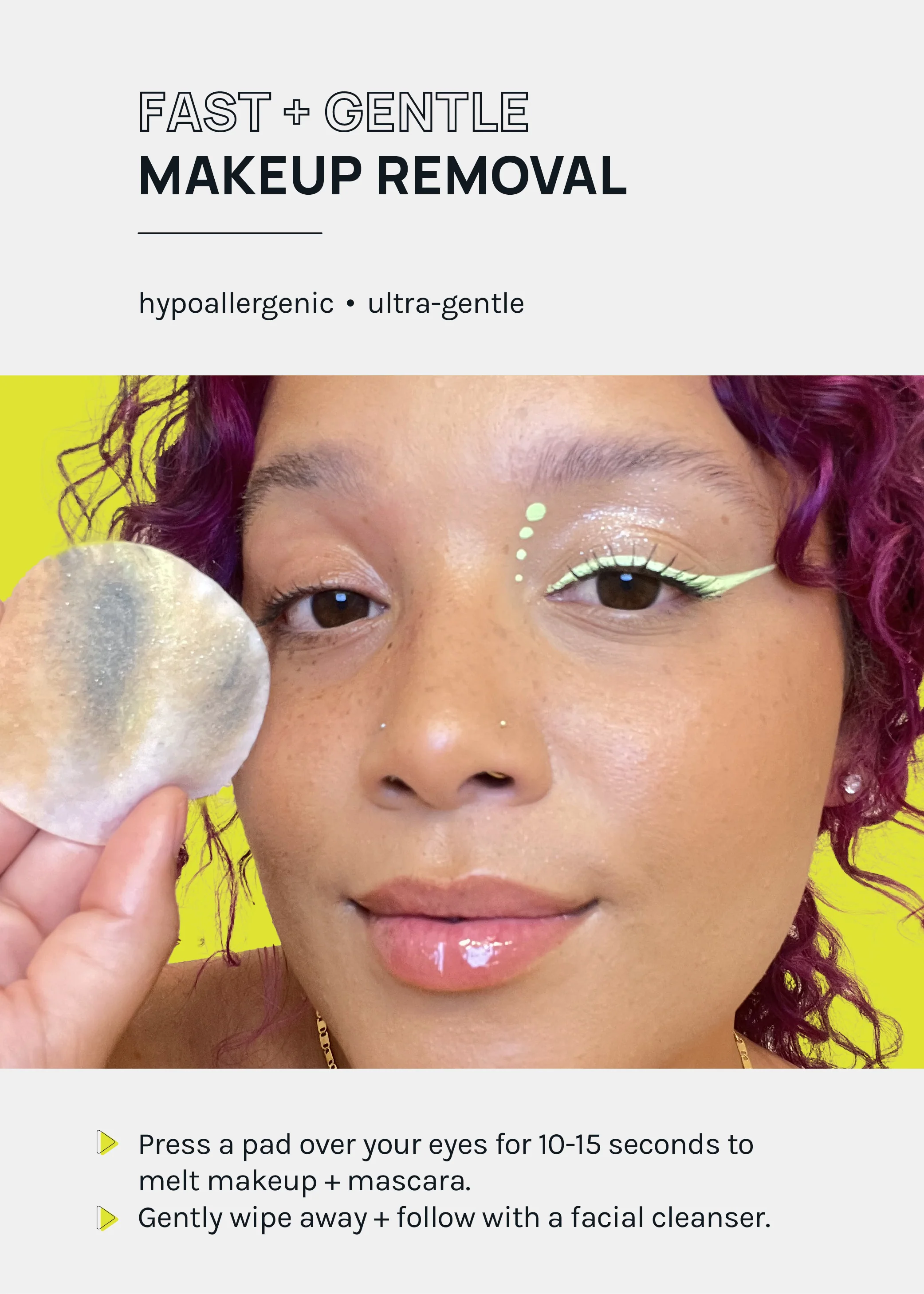 a2o Lab Eye Makeup Remover Pads - Image 3