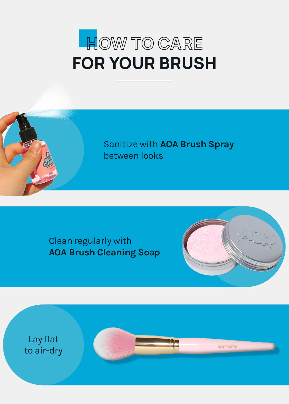 a2o Lab Finishing Makeup Brush - Image 6