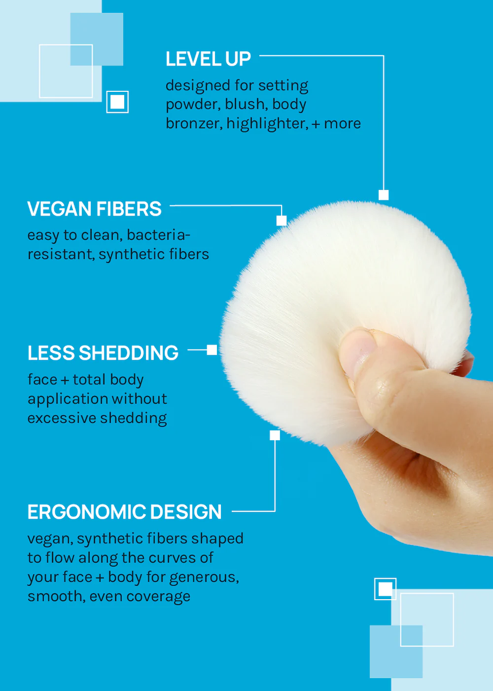 a2o Lab Full Face Powder Brush - Image 5