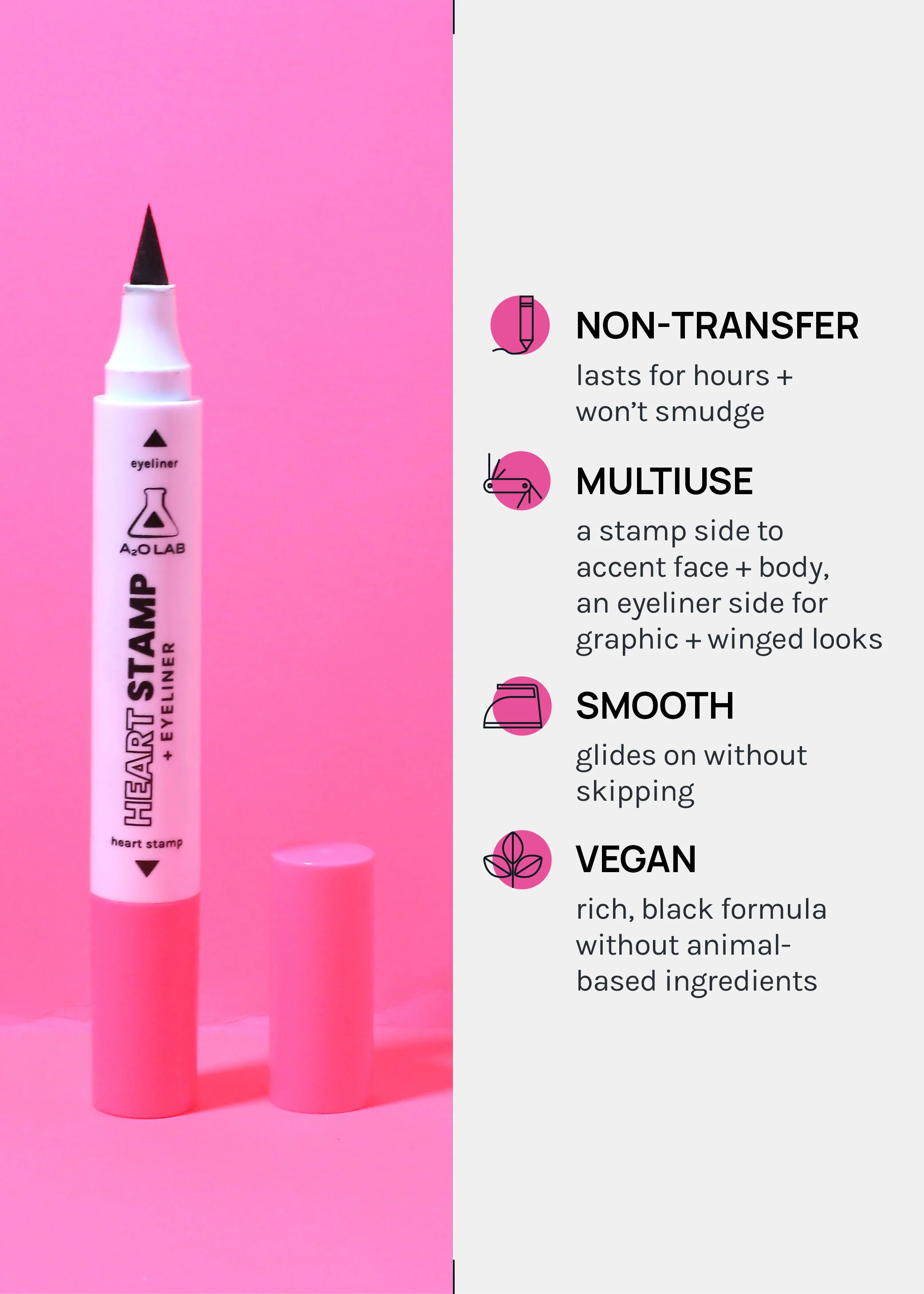 a2o Lab Heart Stamp Eyeliner - Image 4