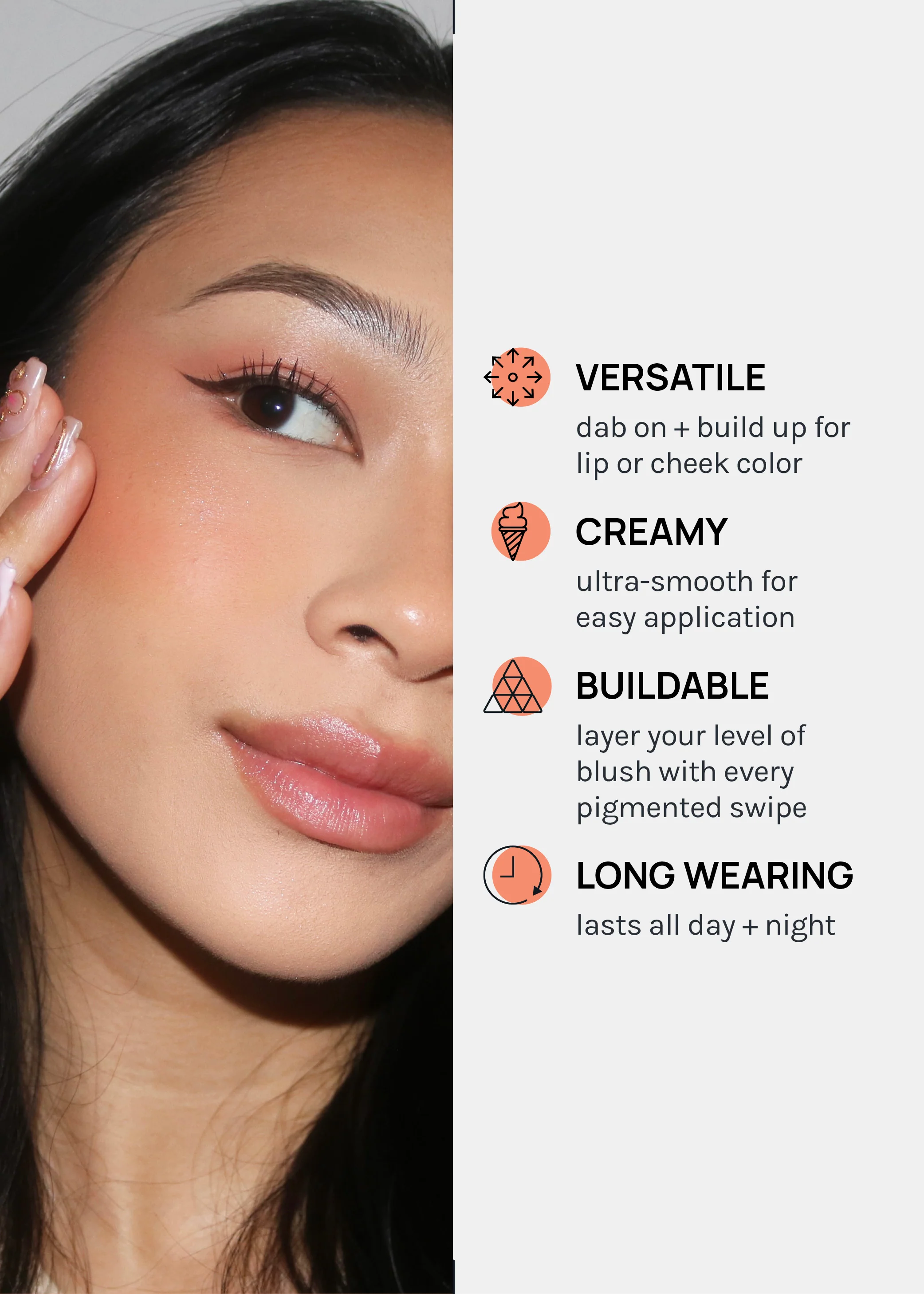 a2o Lab Lip + Cheek Cream Blush - Image 4