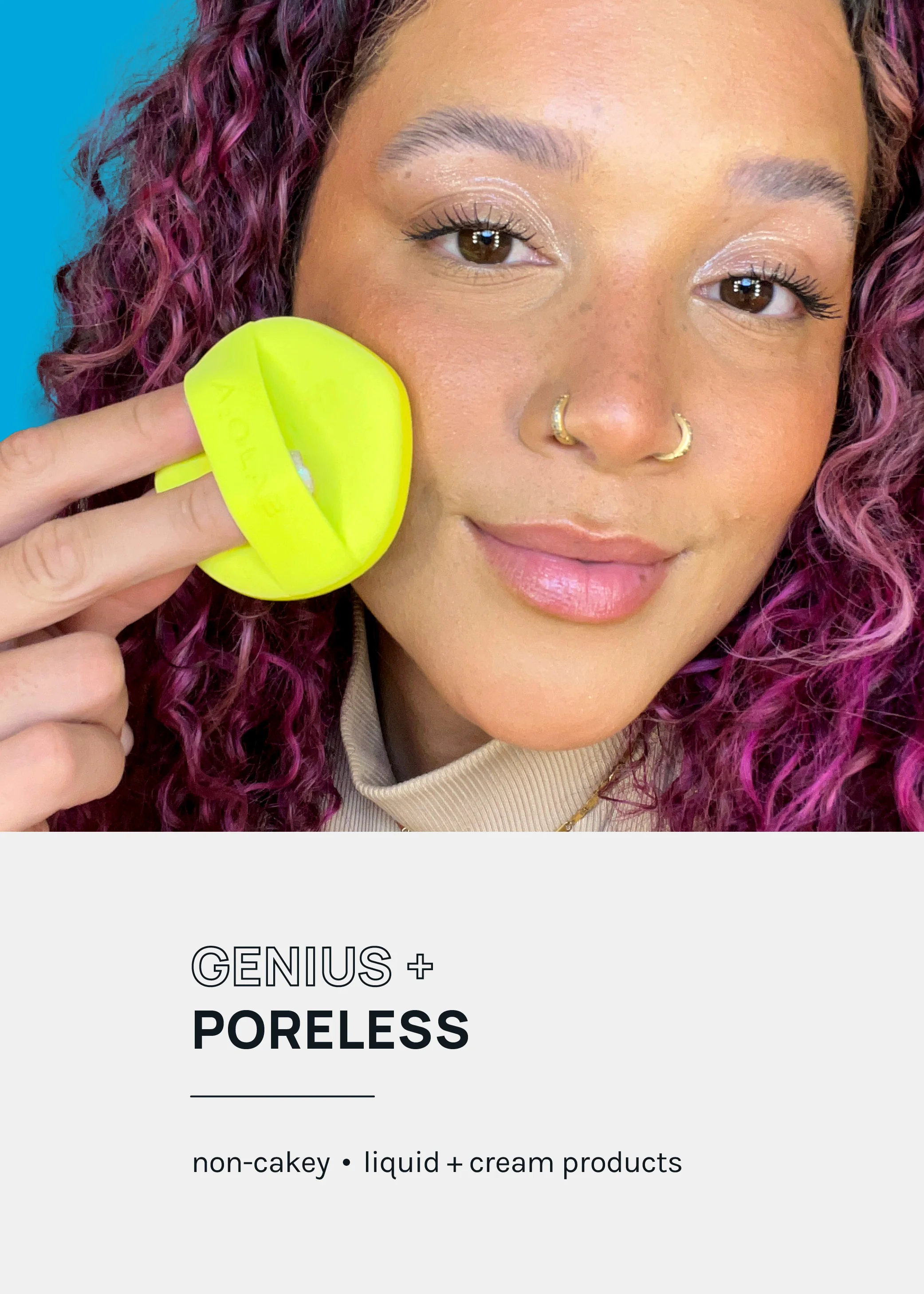a2o Lab Silky Cloud Sponge – Lime - Image 3