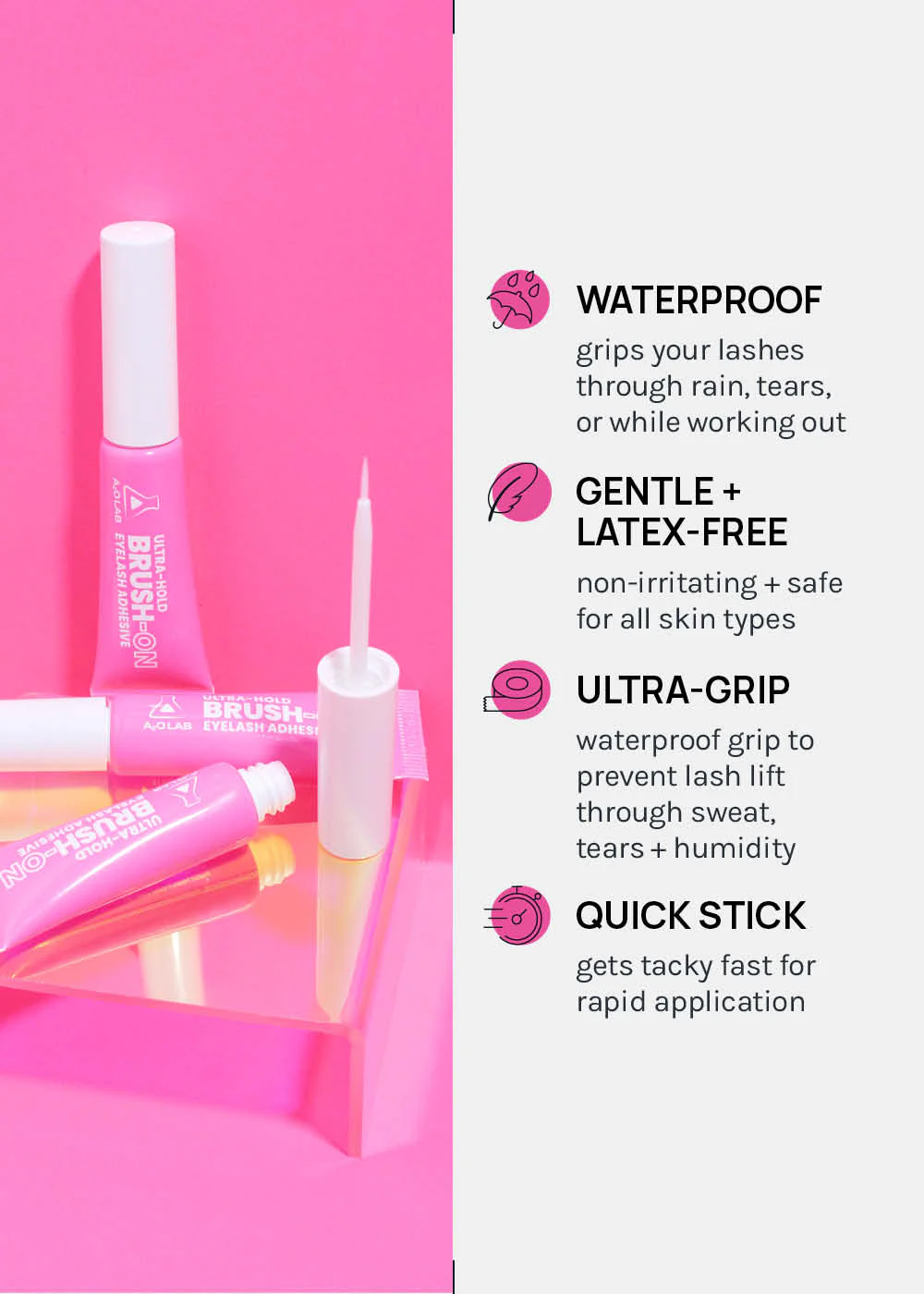 a2o Lab Ultra-Hold Brush-On Eyelash Adhesive - Image 4
