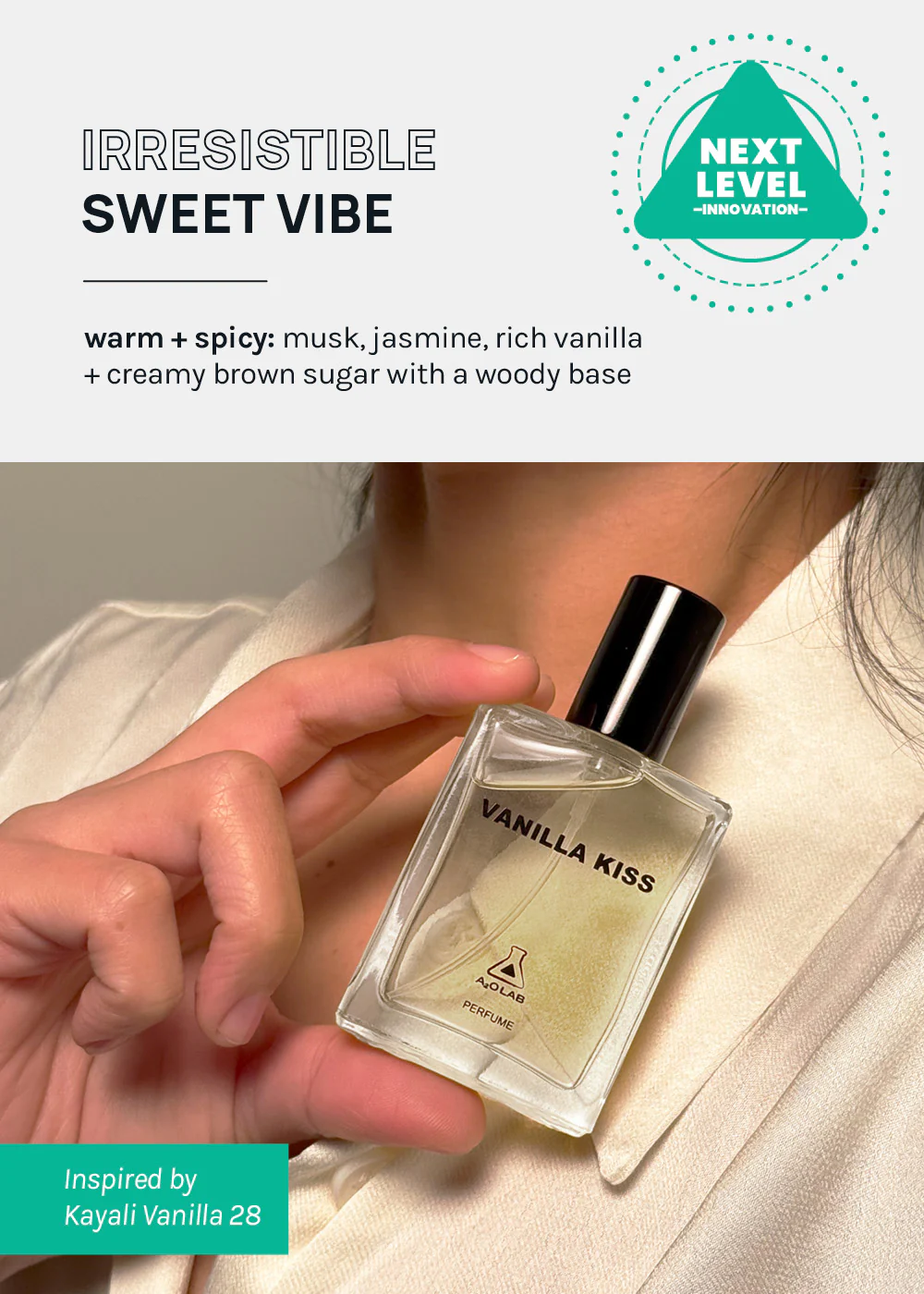 a2o Lab Vanilla Kiss Perfume - Image 2