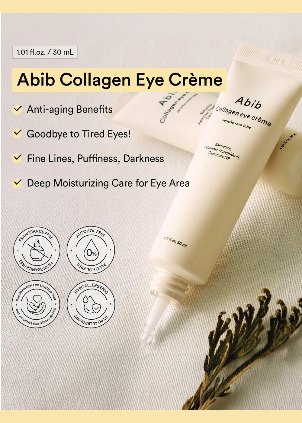 Abib Collagen Eye Creme Jericho Rose 30ml - Image 2