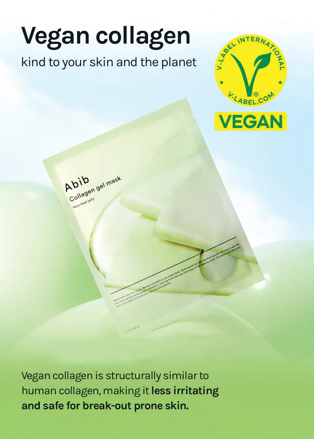 Abib Collagen Gel Mask Heartleaf Jelly - Image 6