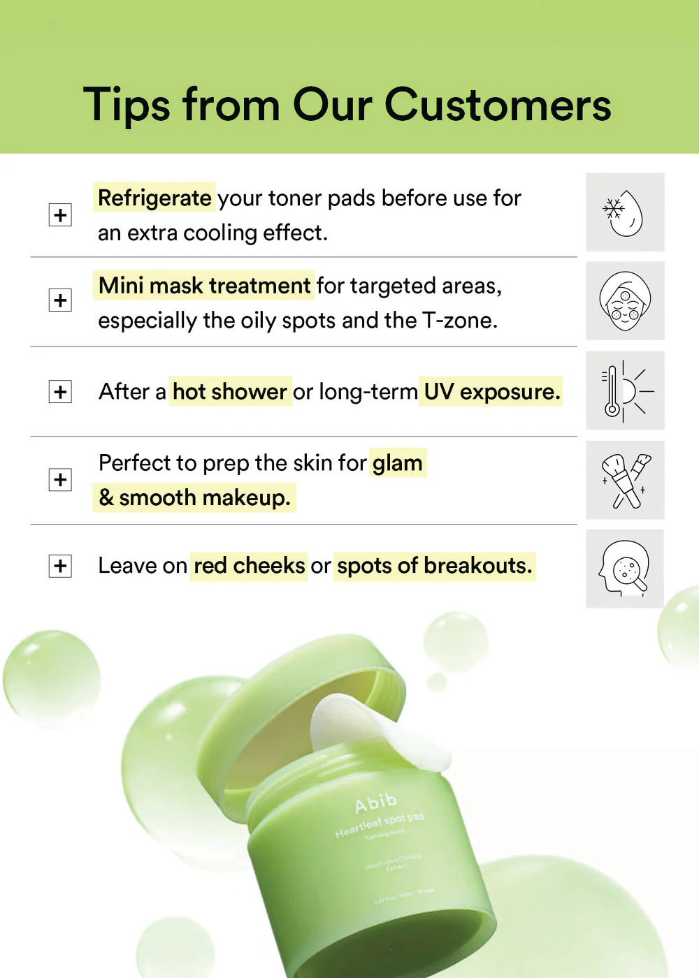 Abib Heartleaf Spot Pad Calming Touch (80 Pads) - Image 6