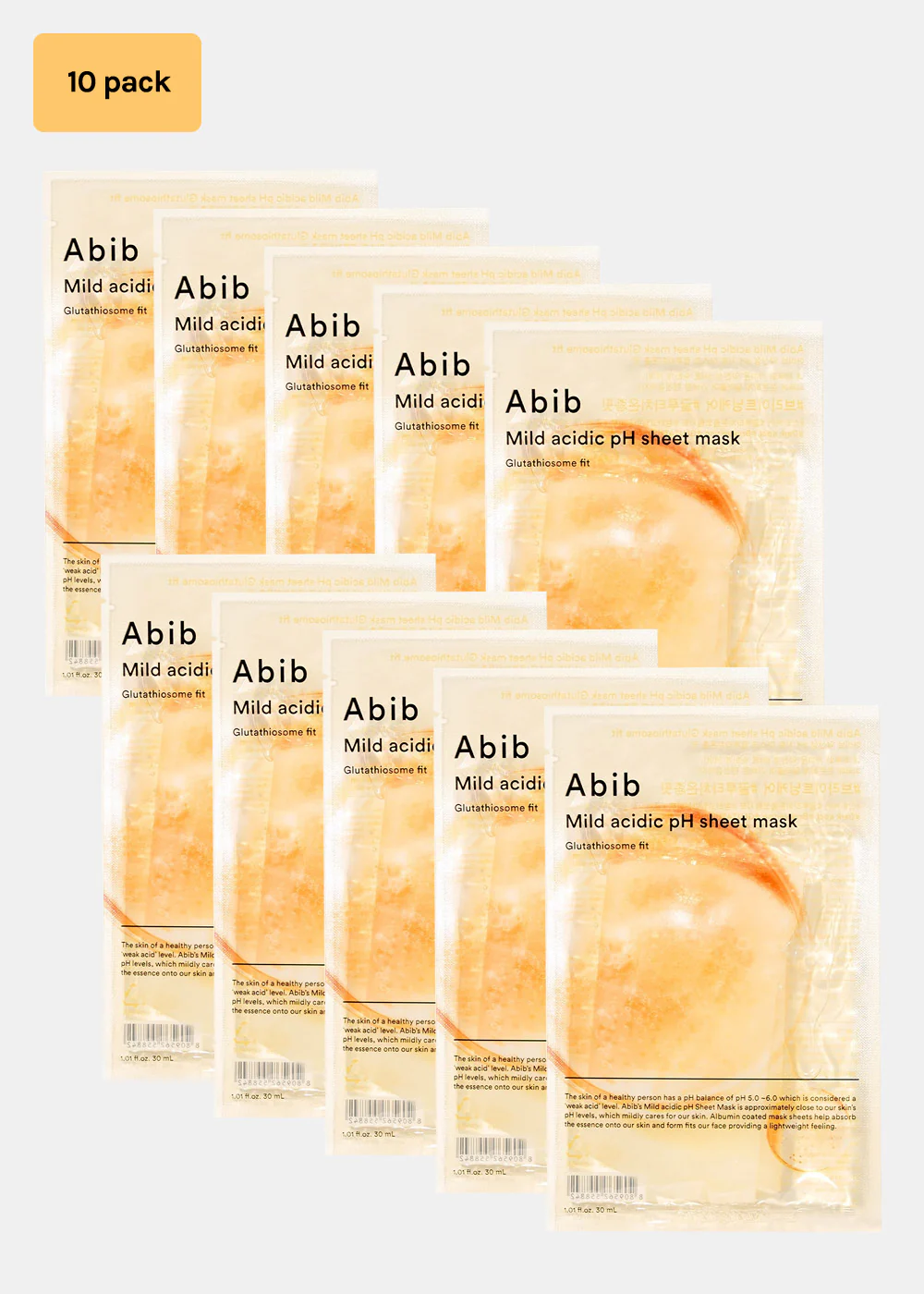 Abib Mild Acidic pH Sheet Mask Glutathiosome Fit - Image 10