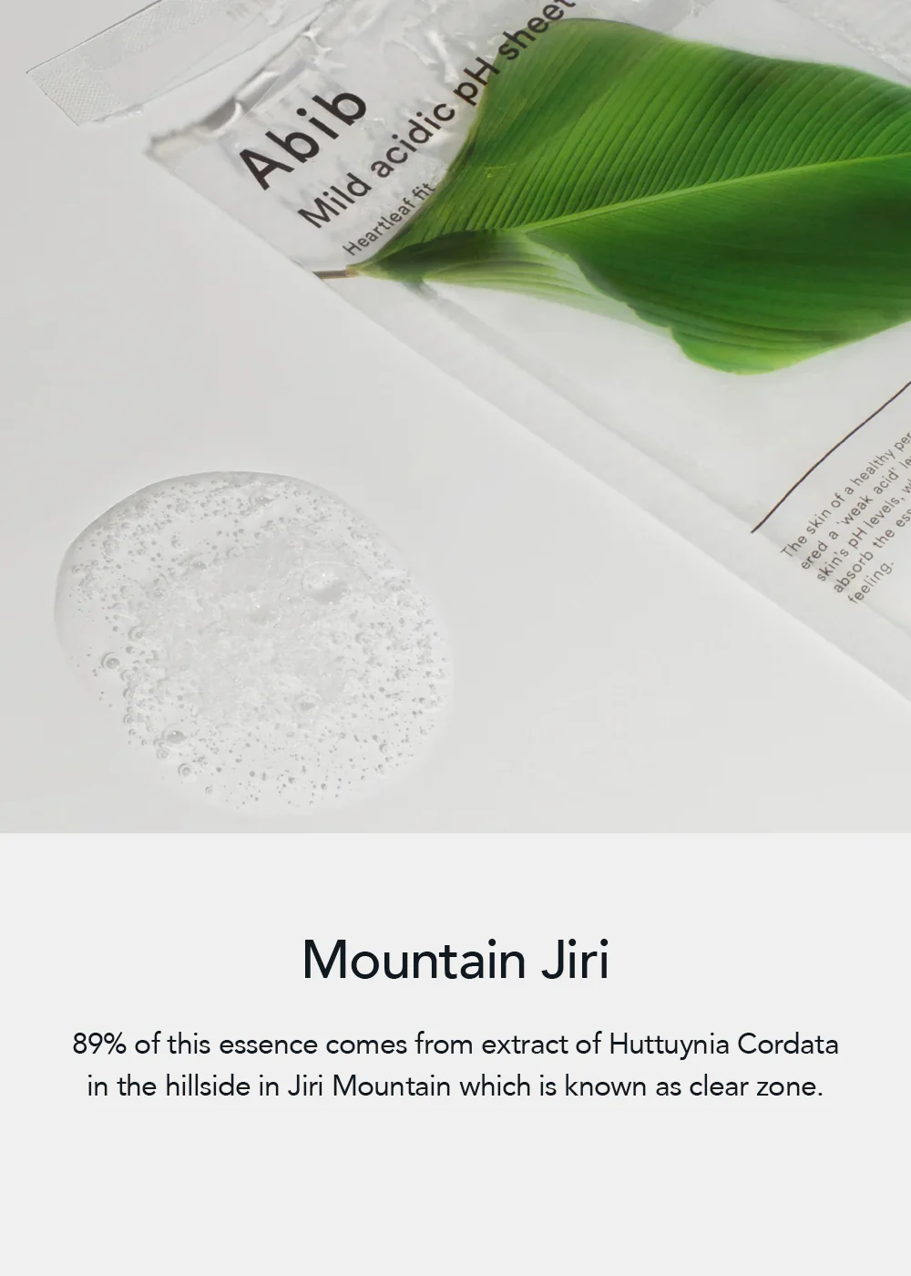 Abib Mild Acidic pH Sheet Mask Heartleaf Fit - Image 5
