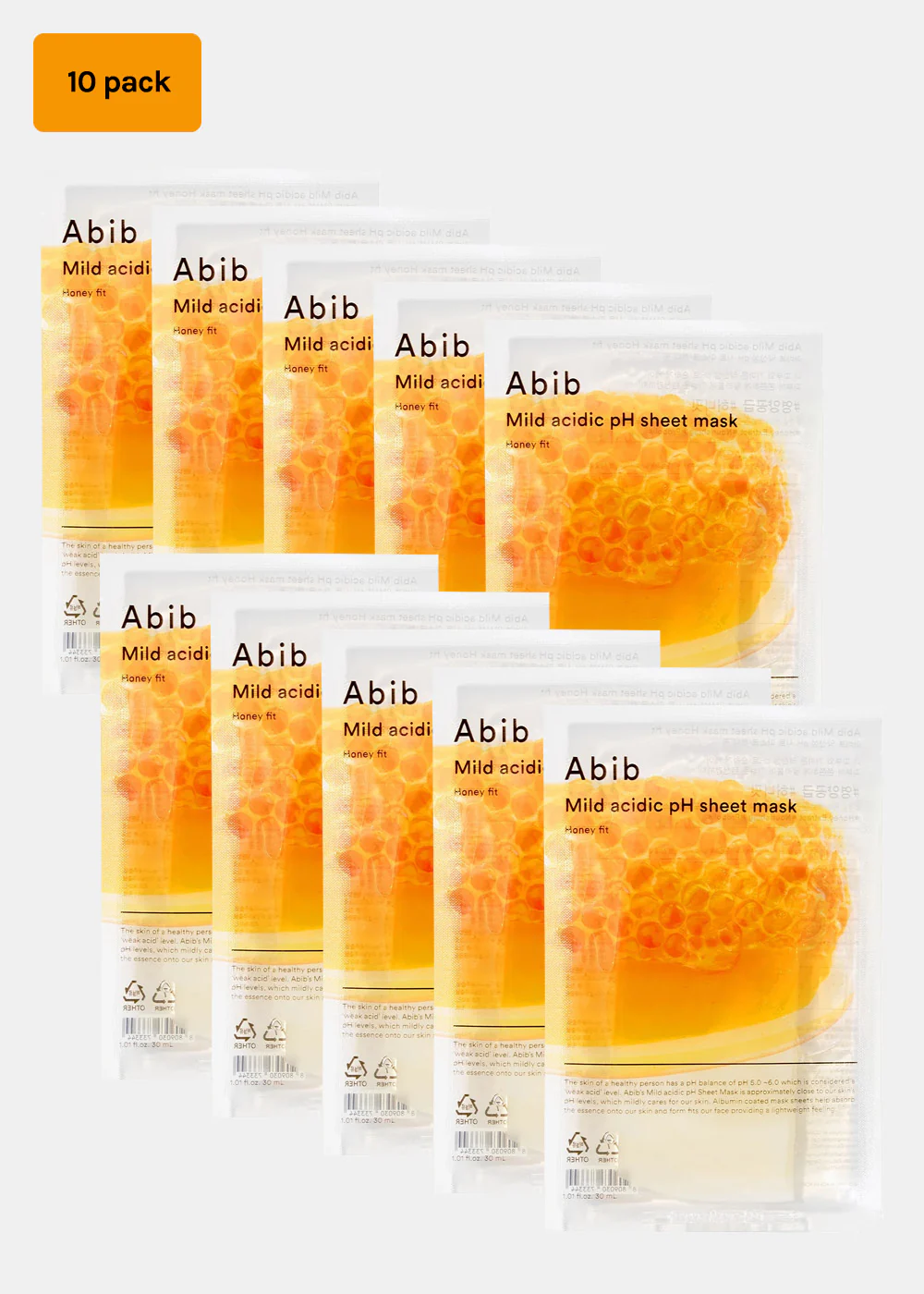 Abib Mild Acidic pH Sheet Mask Honey Fit - Image 10