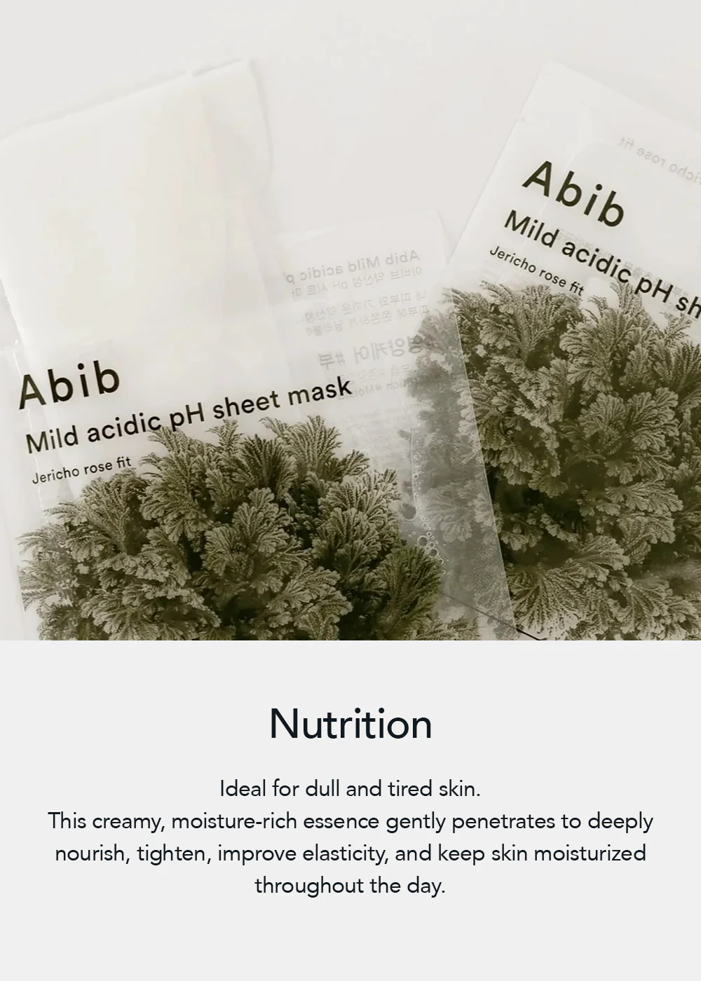 Abib Mild Acidic pH Sheet Mask Jericho Rose Fit - Image 3