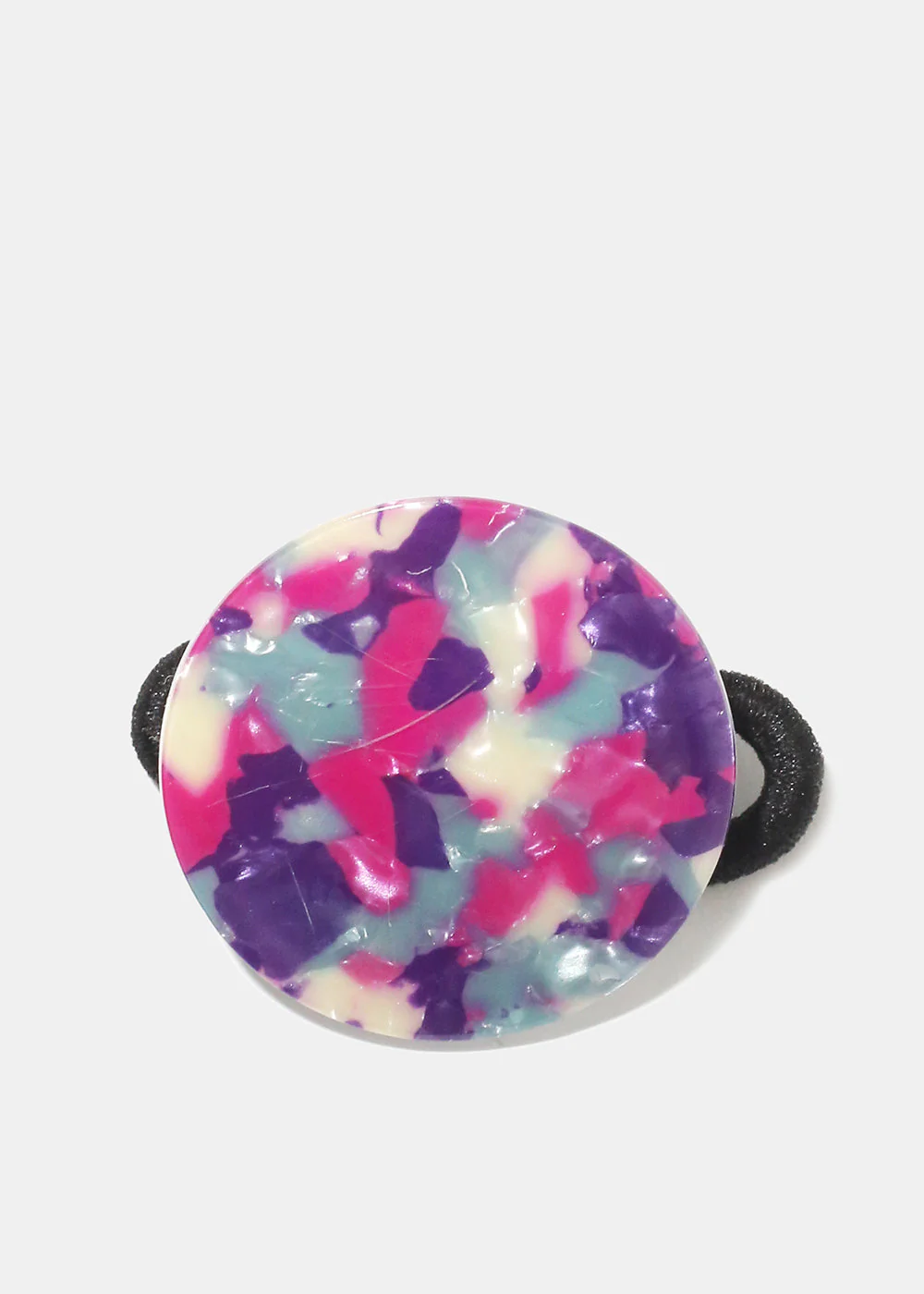 Acrylic Circle Hair Tie - Image 4