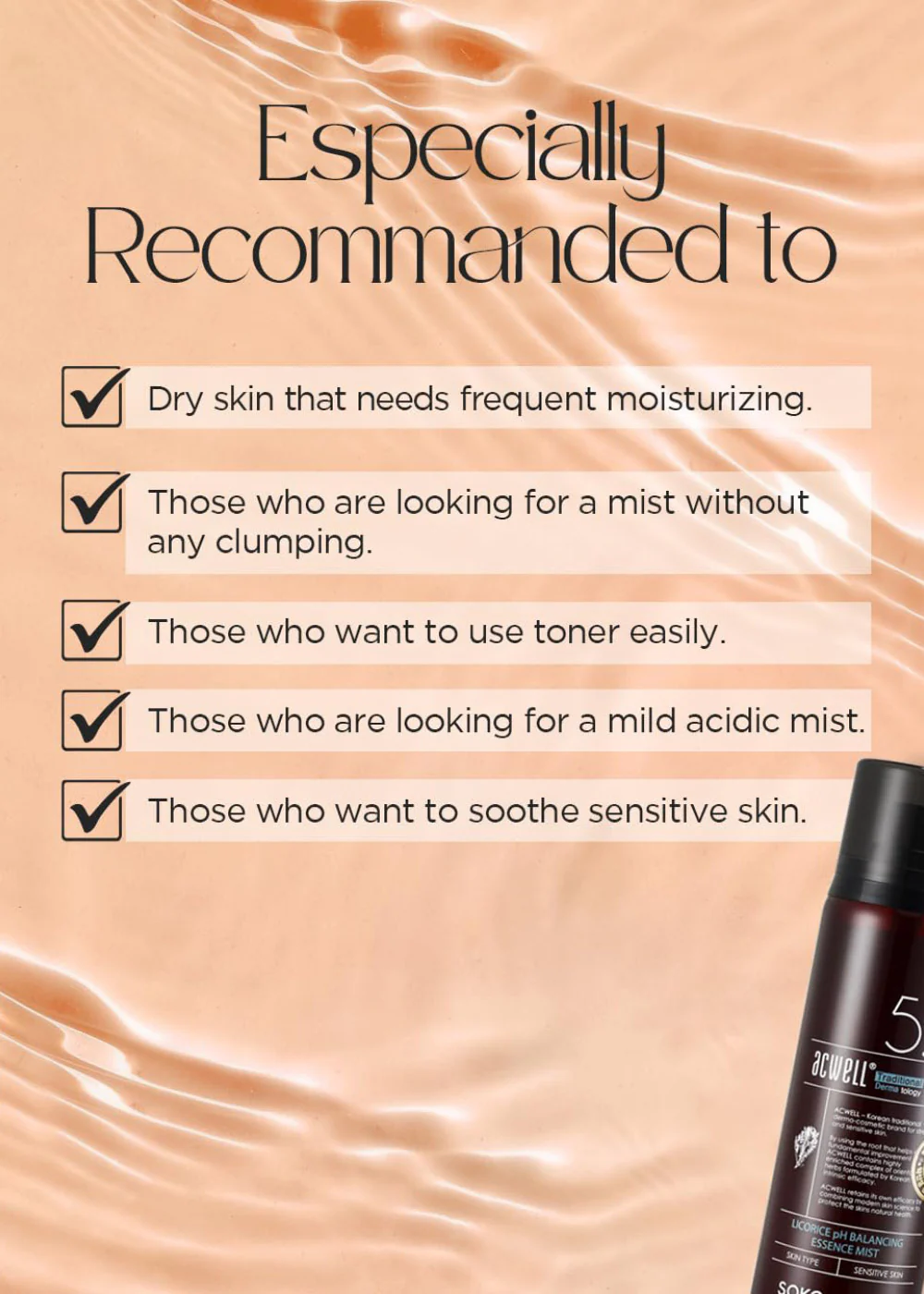 Acwell Licorice pH Balancing Essence Mist 100ml - Image 6