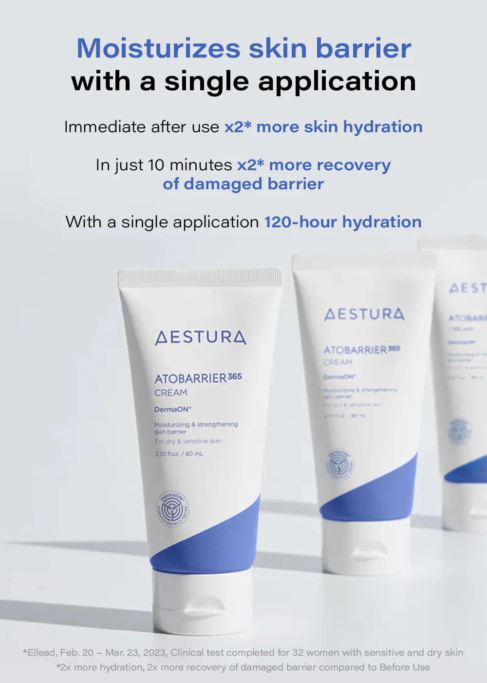 AESTURA ATOBARRIER 365 Cream 80ml - Image 3