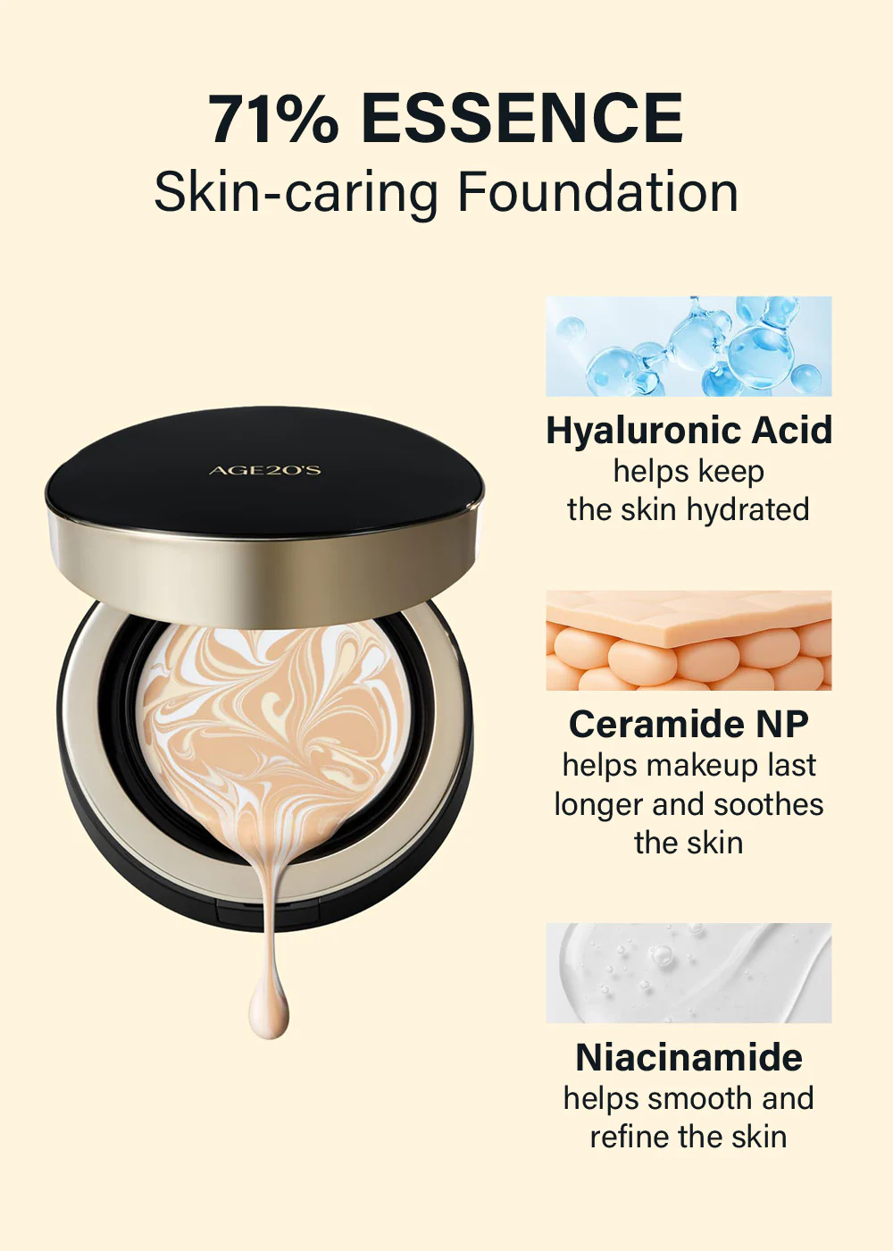AGE20’S Signature Essence Cover Pact Intense Cover SPF50+ - Image 5