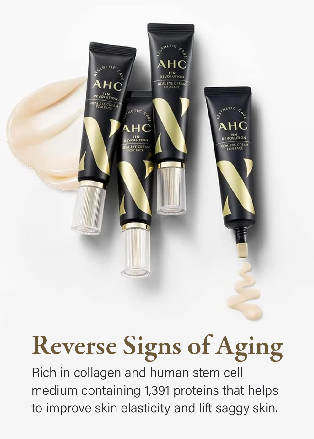 AHC Ten Revolution Real Eye Cream For Face 30ml - Image 2