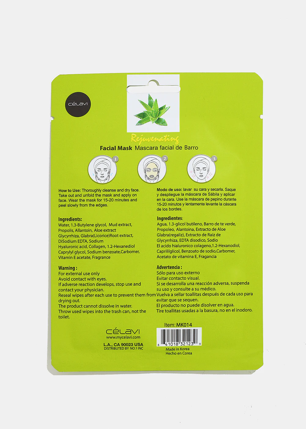 Aloe Vera Facial Sheet Mask - Image 2