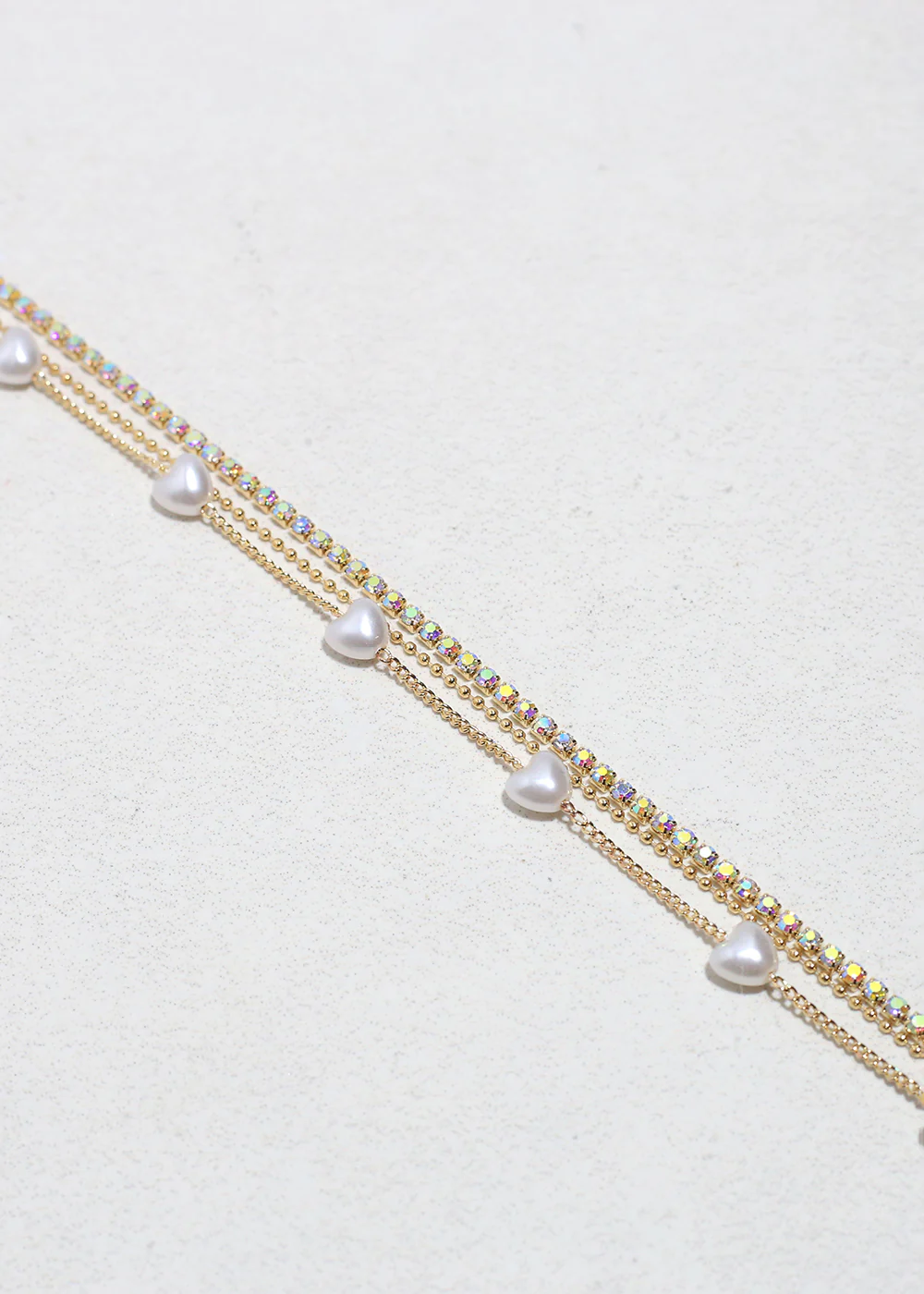 Amour Glow Heart Layered Bracelet - Image 3