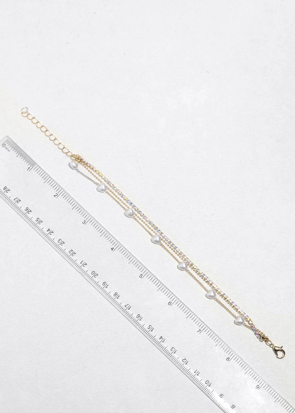 Amour Glow Heart Layered Bracelet - Image 4