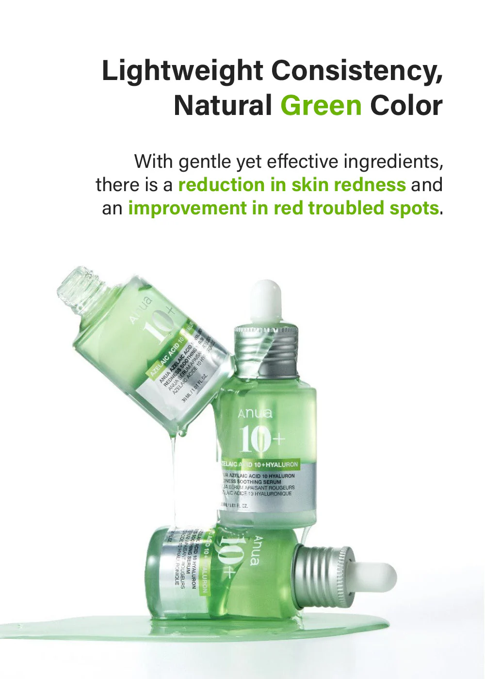 Anua Azelaic Acid 10 Hyaluron Redness Soothing Serum 30ml - Image 4