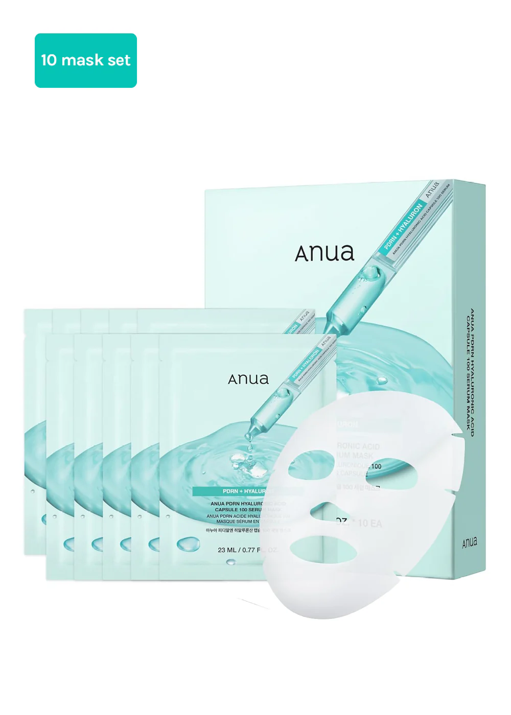 Anua PDRN Hyaluronic Acid Capsule 100 Serum Mask - Image 8